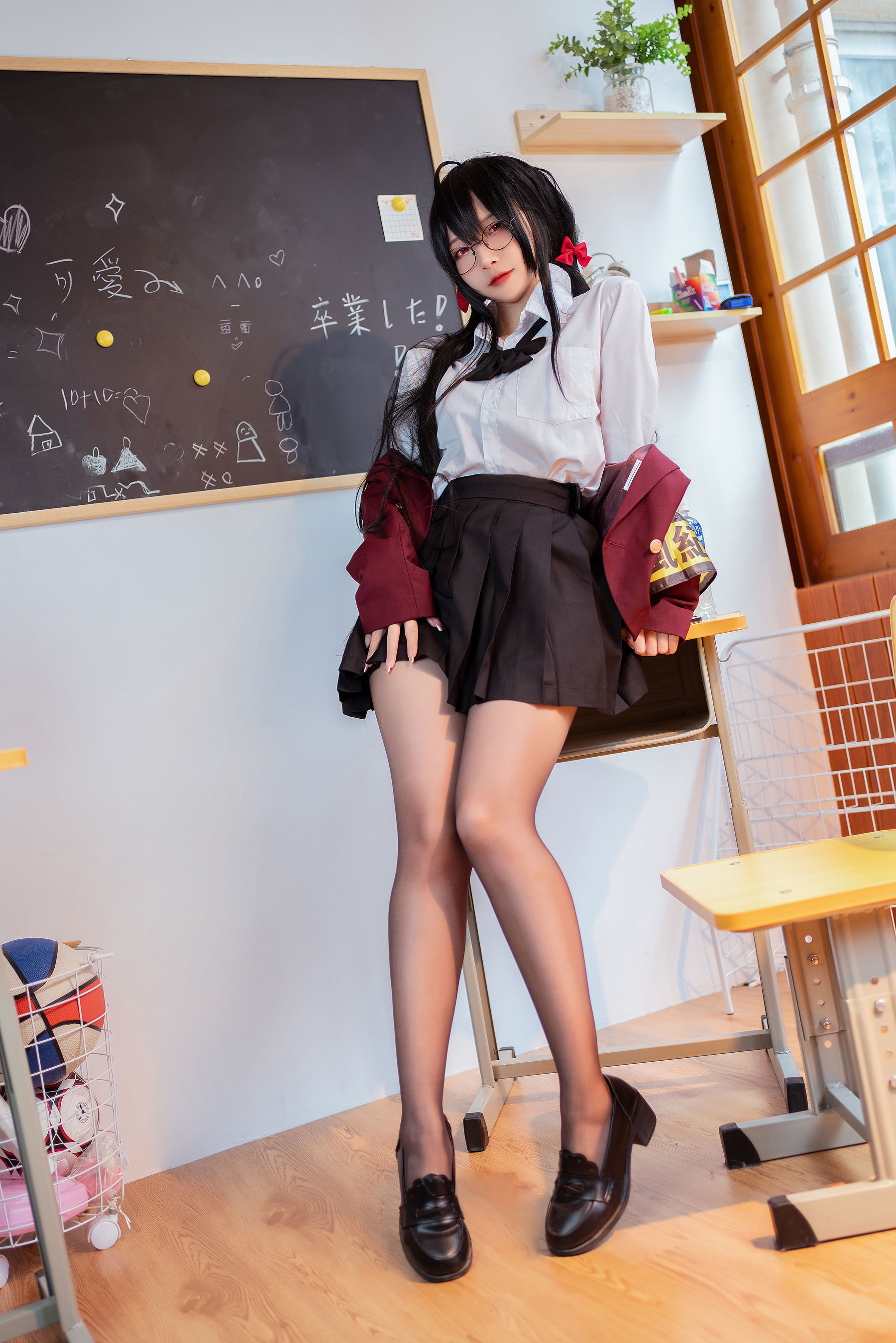 [福利COS] 人气Coser二佐Nisa - 碧蓝大凤JK第5张