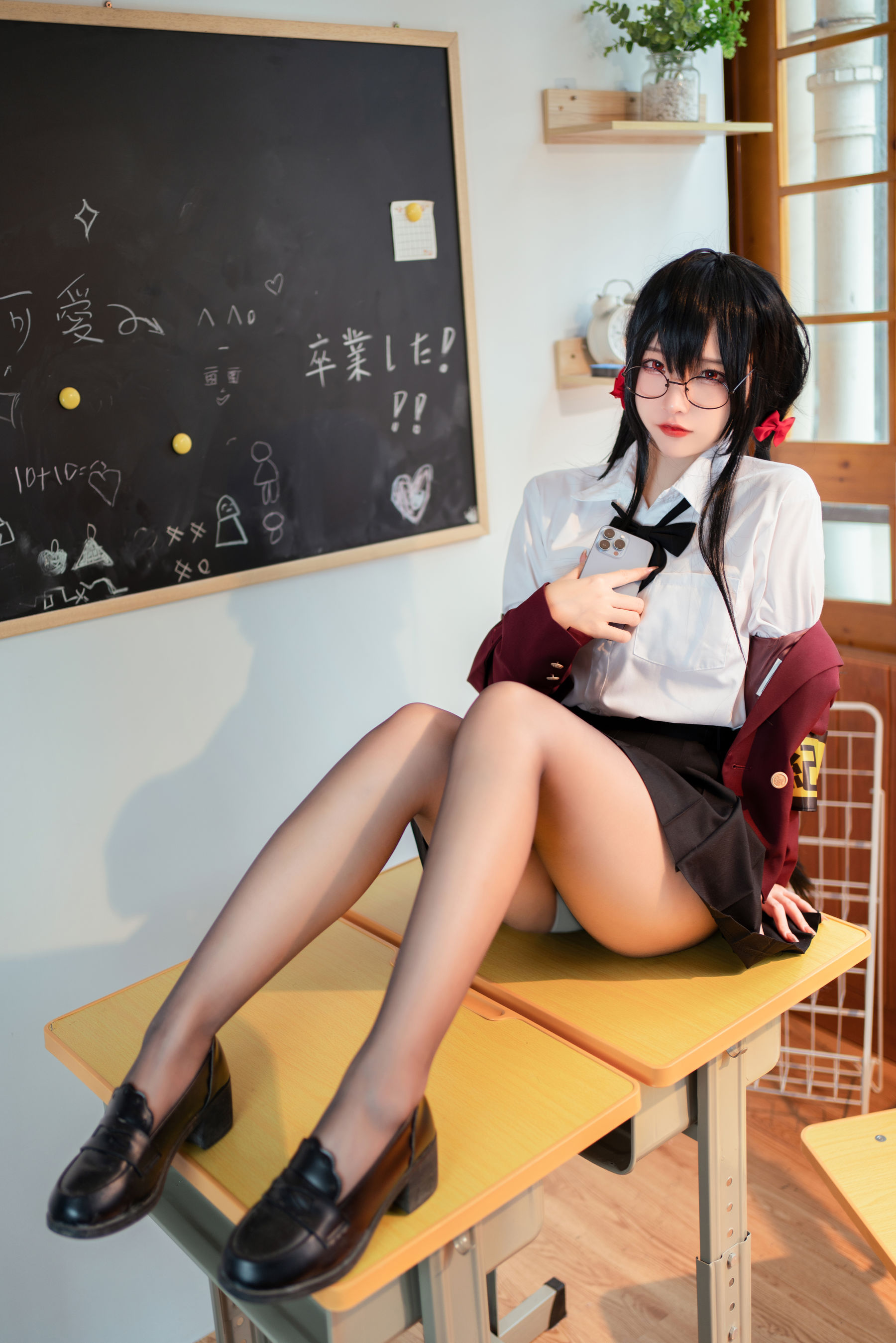 [福利COS] 人气Coser二佐Nisa - 碧蓝大凤JK第6张