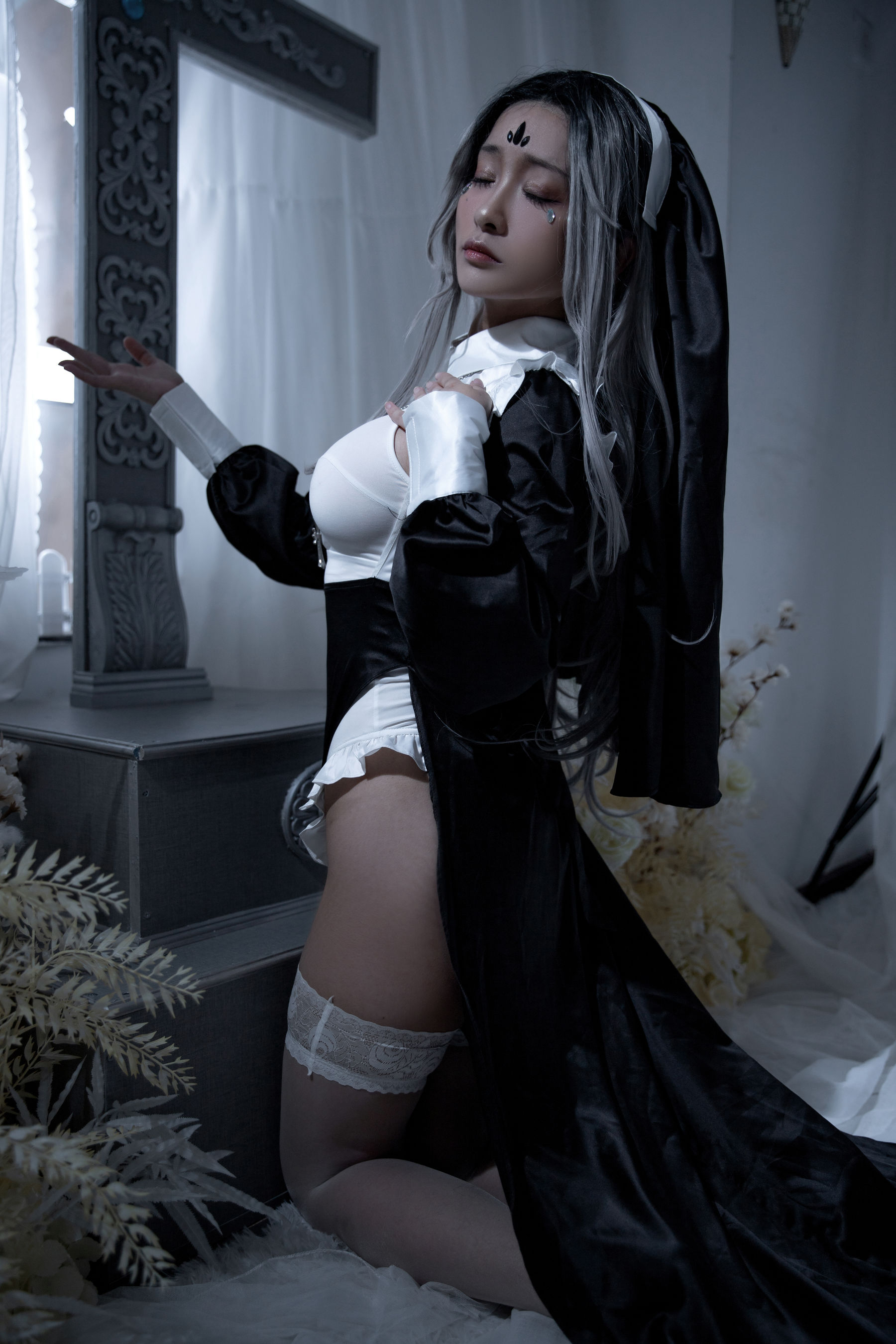 [福利COS] 动漫博主洛璃LoLiSAMA - 修女第19张