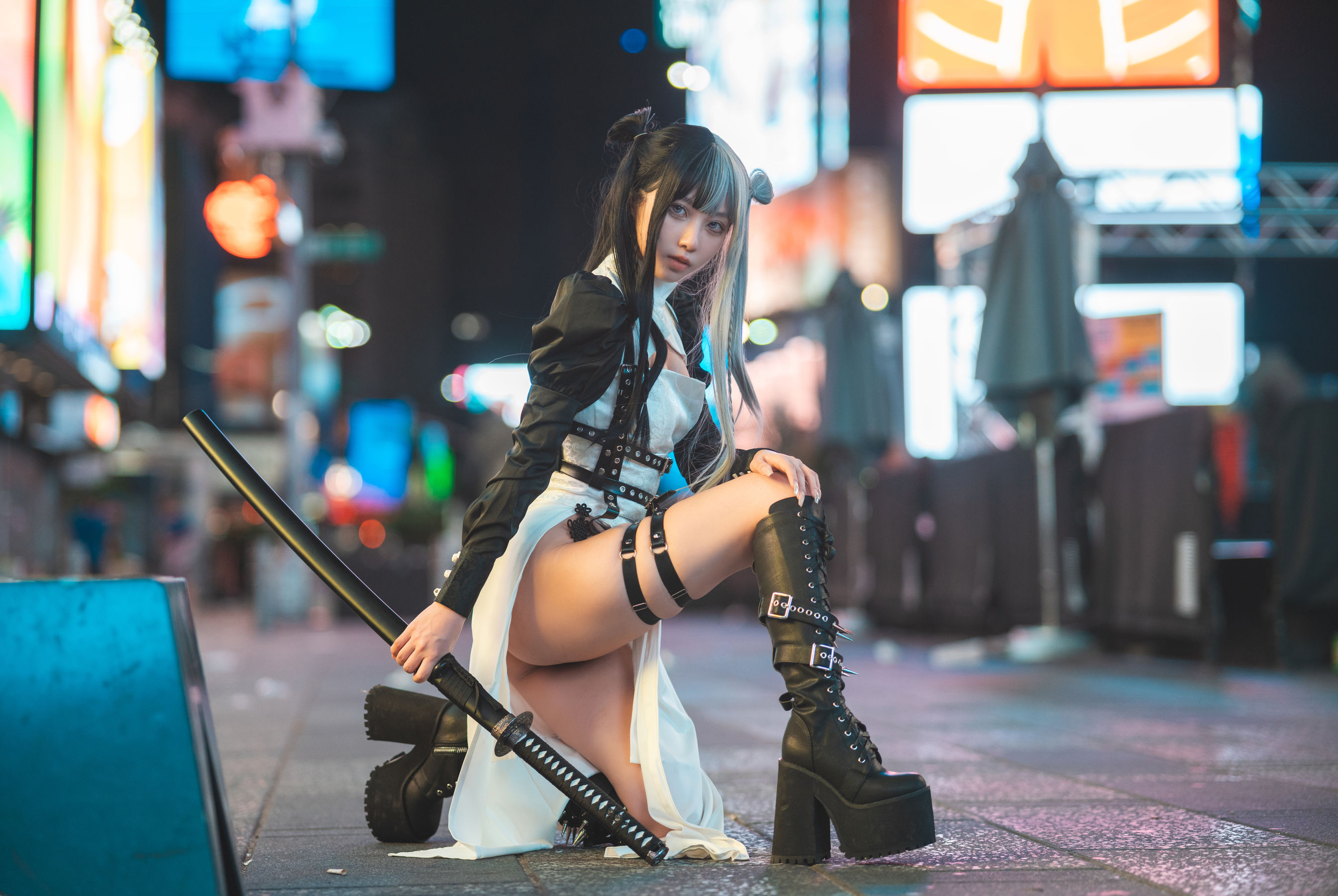 [福利COS] 动漫博主果咩酱w - 中式赛博第1张