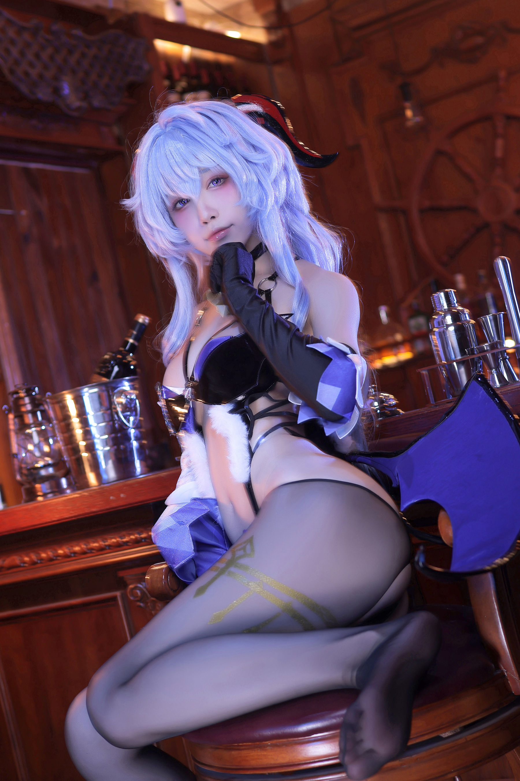 [福利COS] 动漫博主水淼aqua - 甘雨-同人魅魔第2张