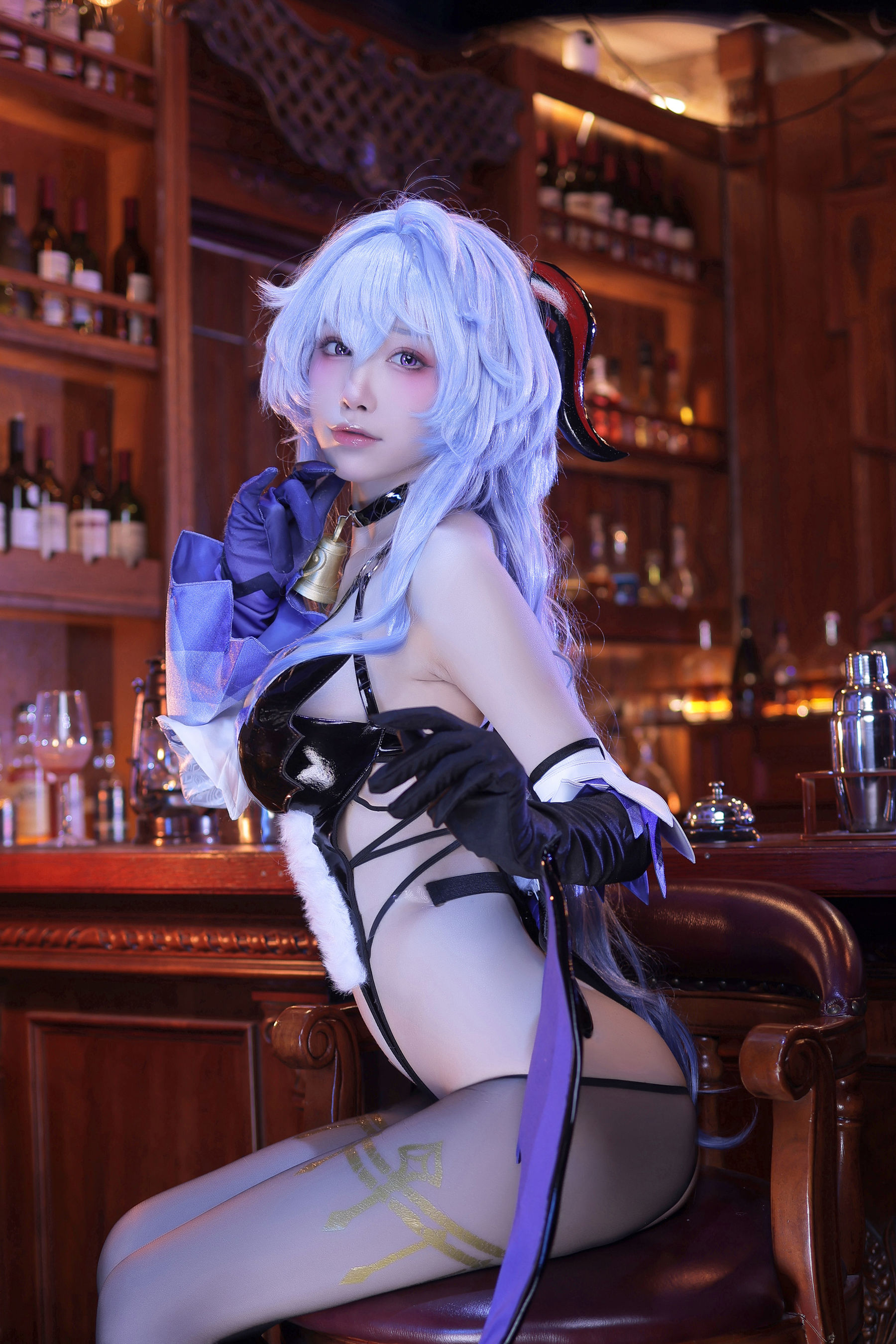 [福利COS] 动漫博主水淼aqua - 甘雨-同人魅魔第1张