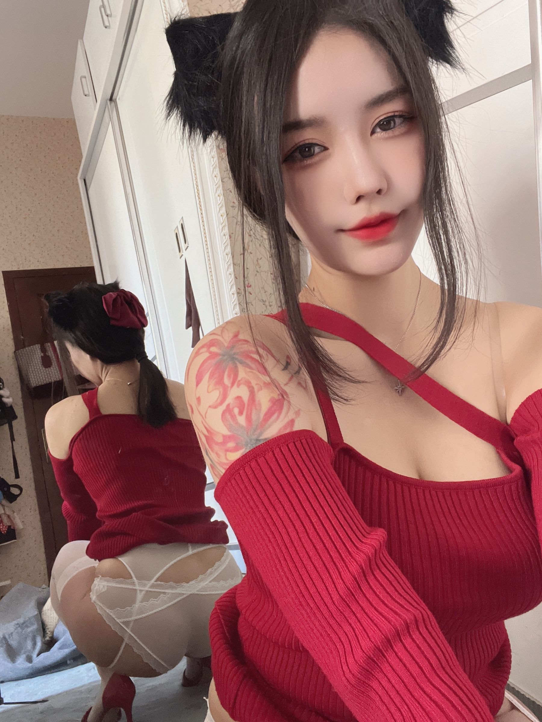 [福利COS] 微博妹子 汐 - 圣诞特辑第5张
