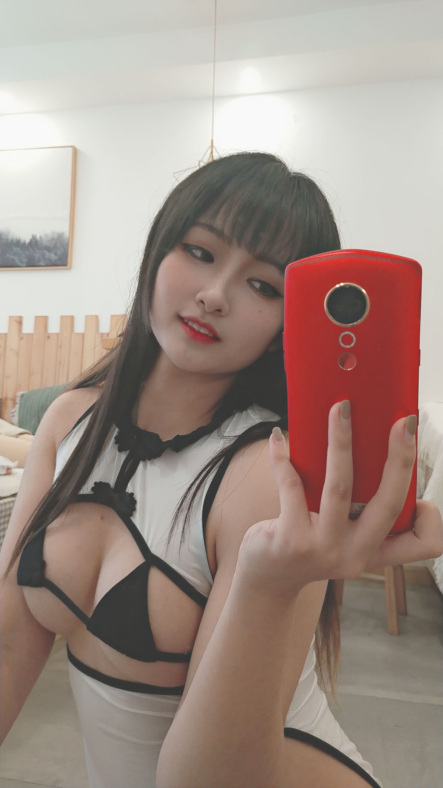 [福利COS] 动漫博主洛璃LoLiSAMA - 透视旗袍第23张