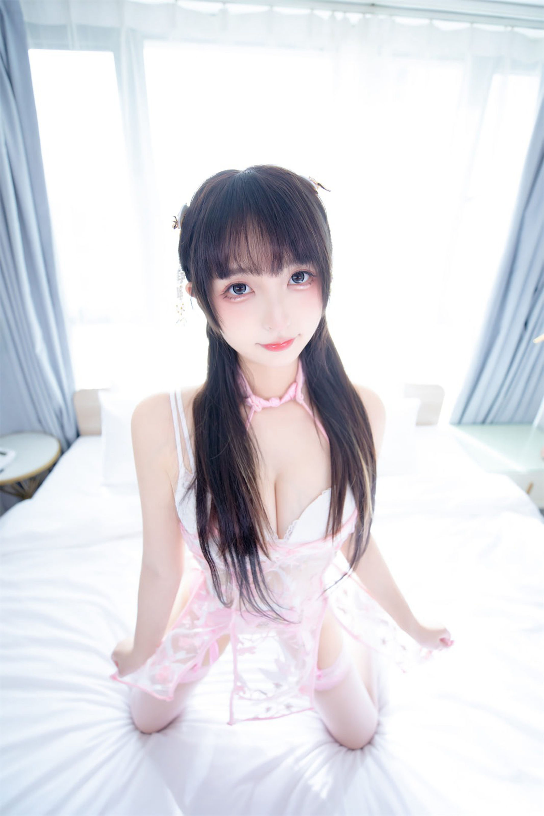 [福利COS] 萝莉神楽板真冬 之小鸟依人第9张