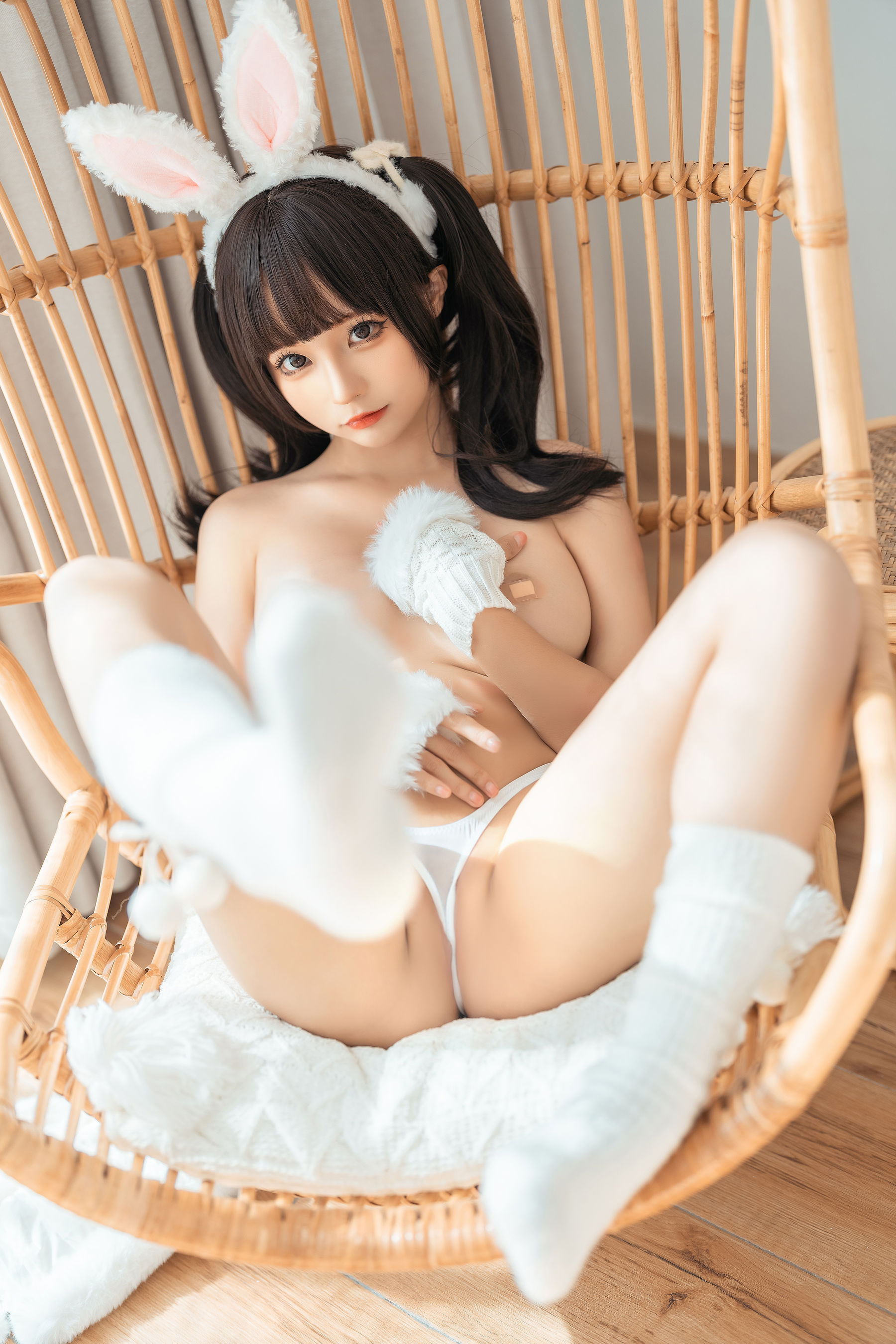 [福利COS] 动漫博主蠢沫沫 - 绵绵兔第14张