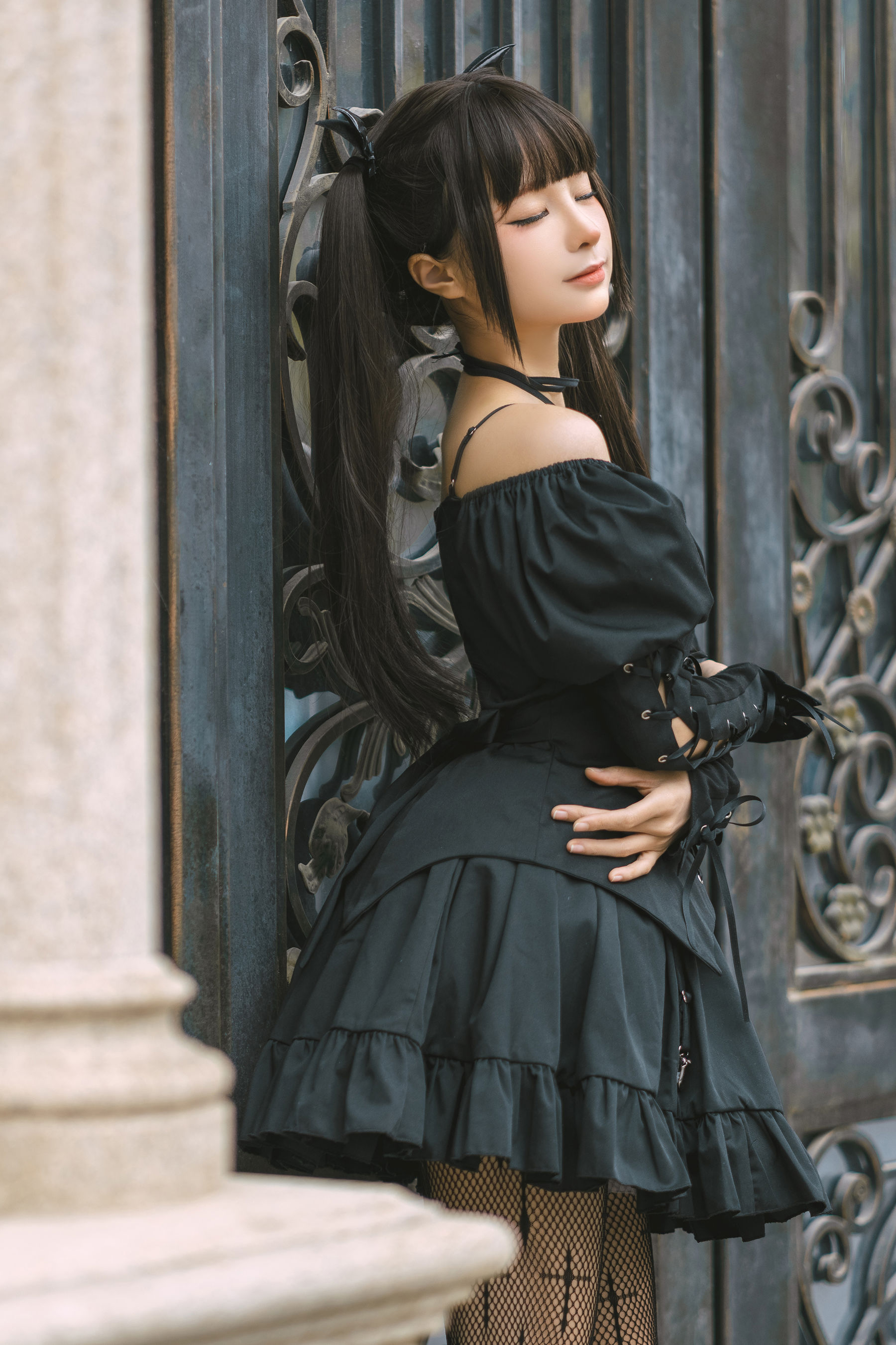 [福利COS] 动漫博主蠢沫沫 - 双马尾小恶魔第5张