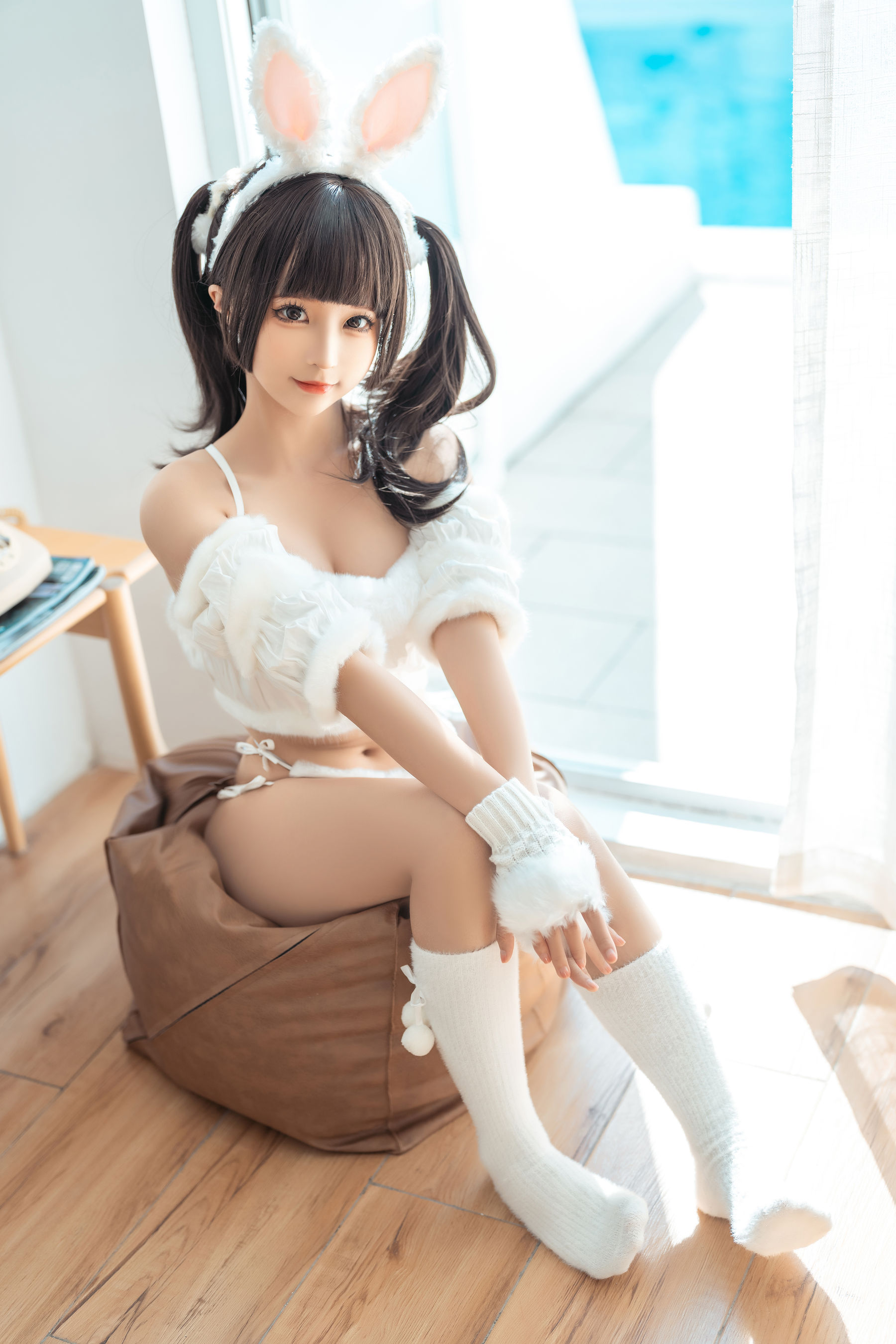 [福利COS] 动漫博主蠢沫沫 - 绵绵兔第4张