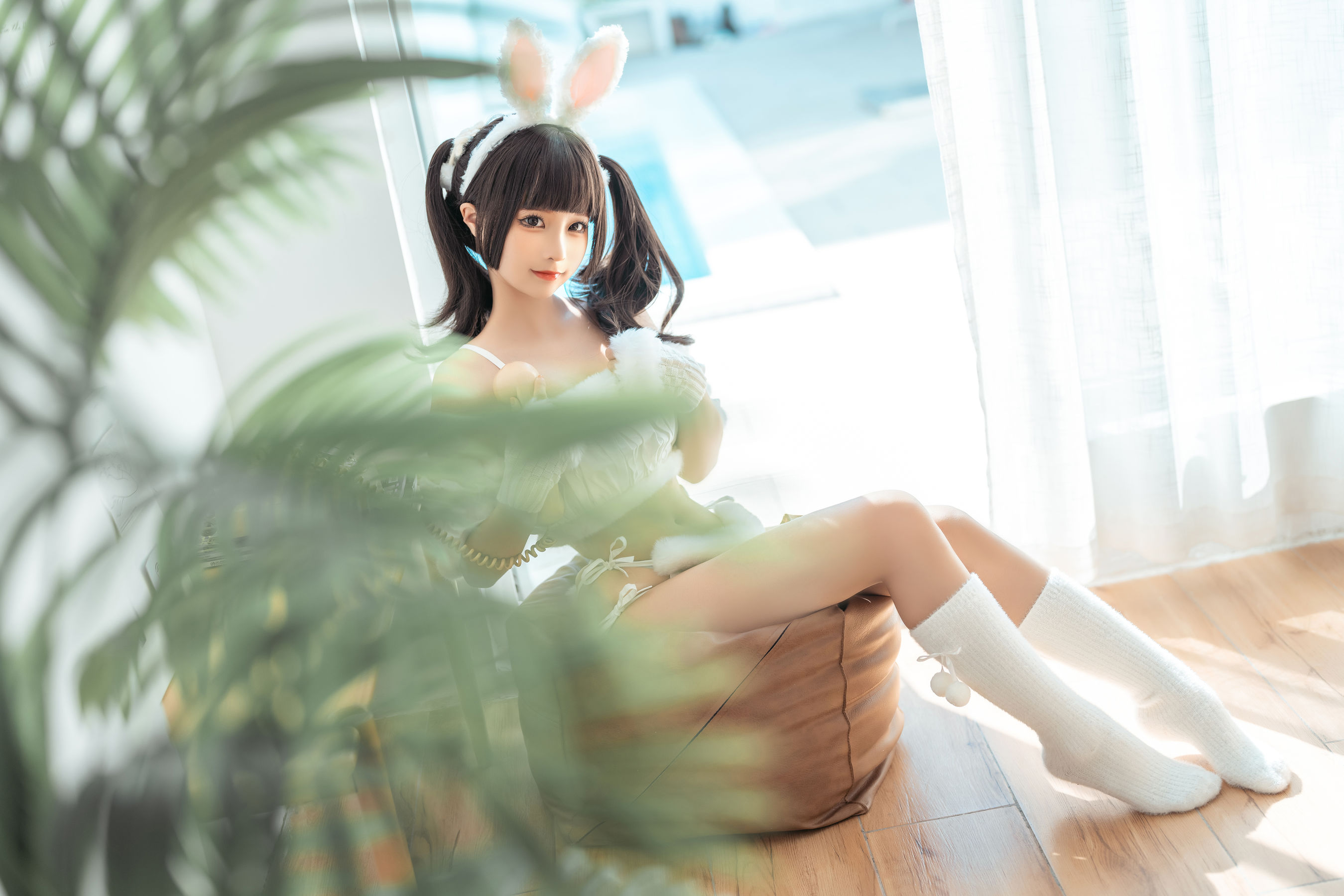 [福利COS] 动漫博主蠢沫沫 - 绵绵兔第5张