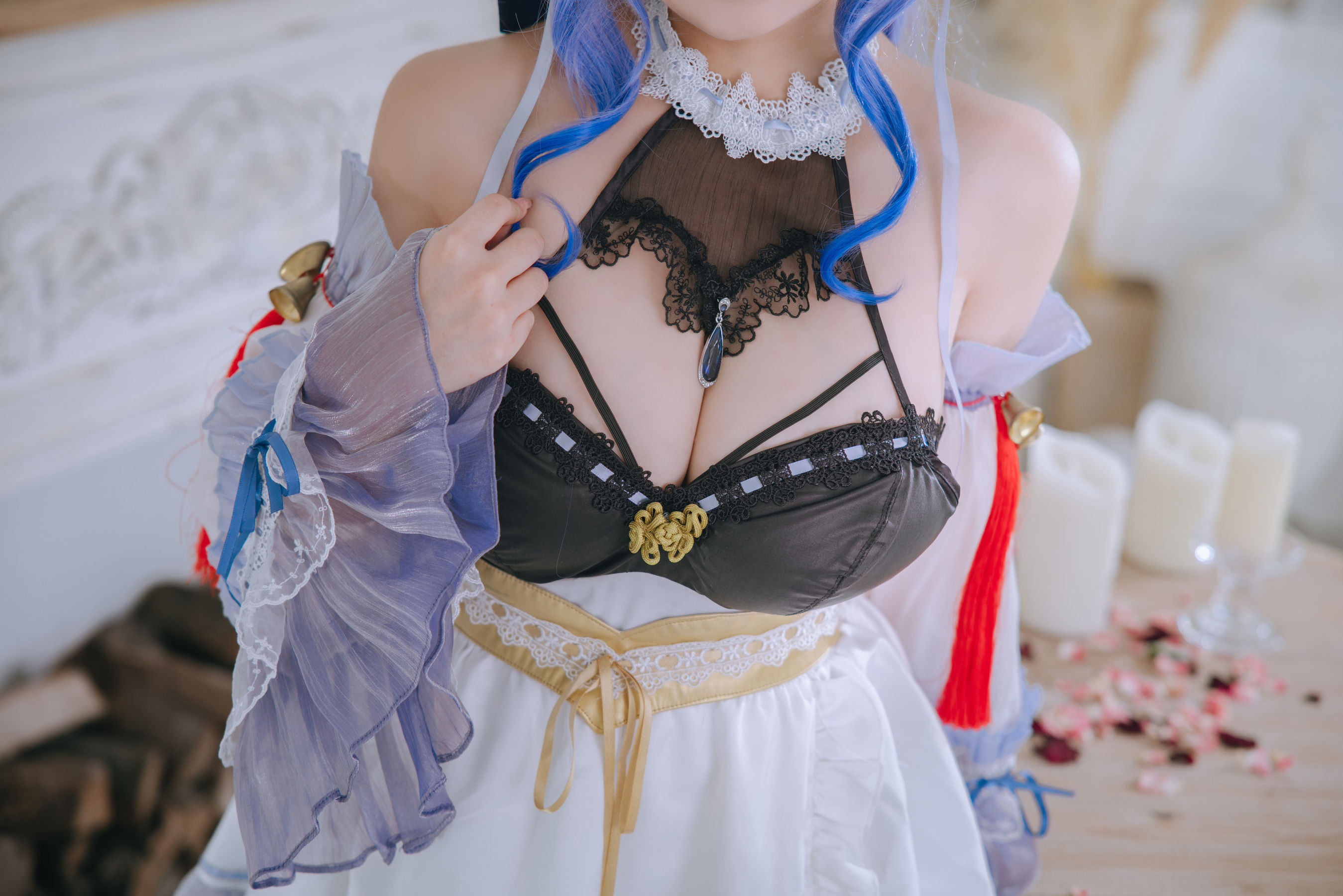 [福利COS] Cosplay日奈娇 - 甘雨女仆第8张