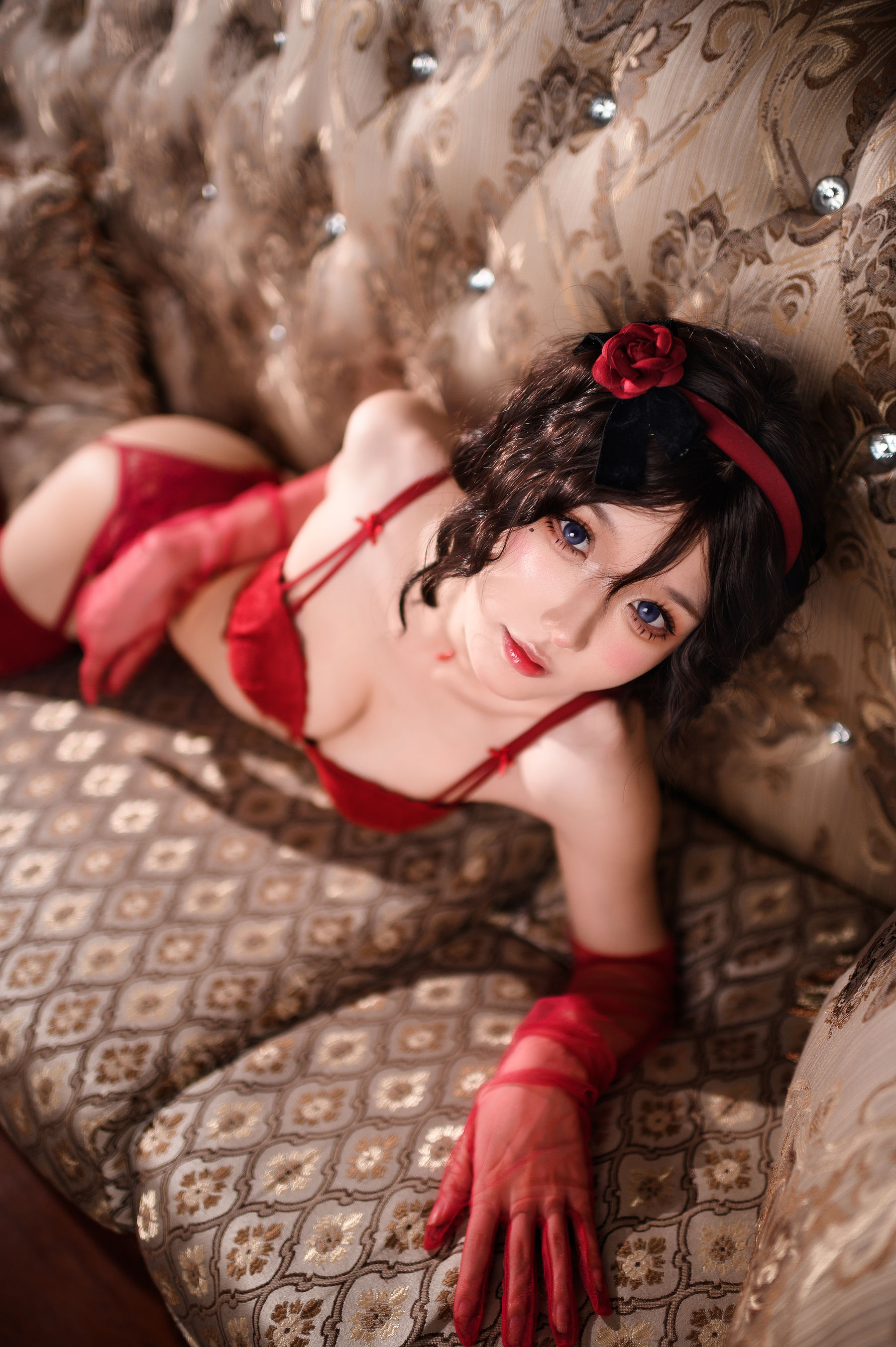 [福利COS] 动漫博主阿包也是兔娘 - my rose第3张
