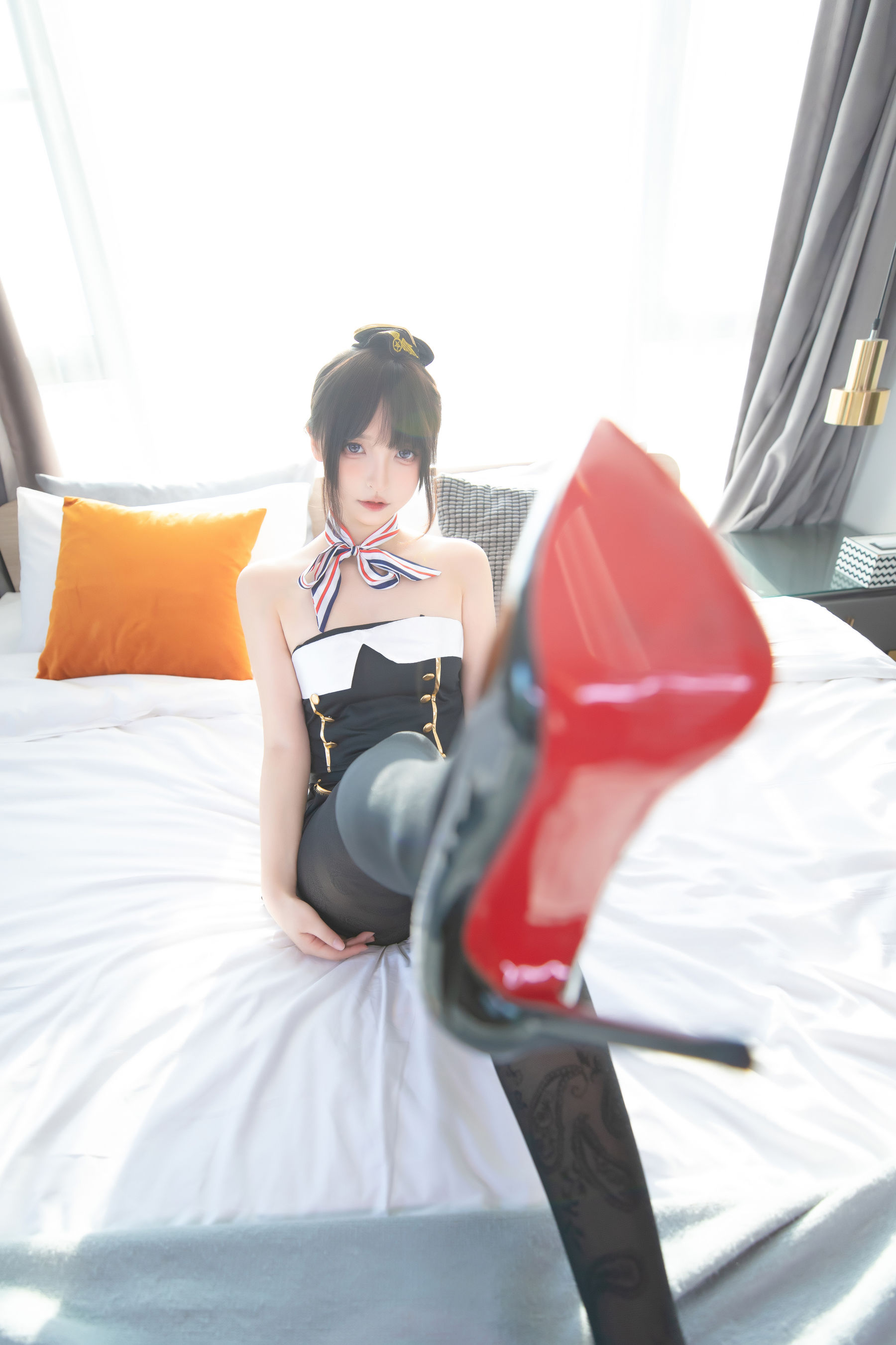 [福利COS] 萝莉神楽板真冬 空中邂逅第6张