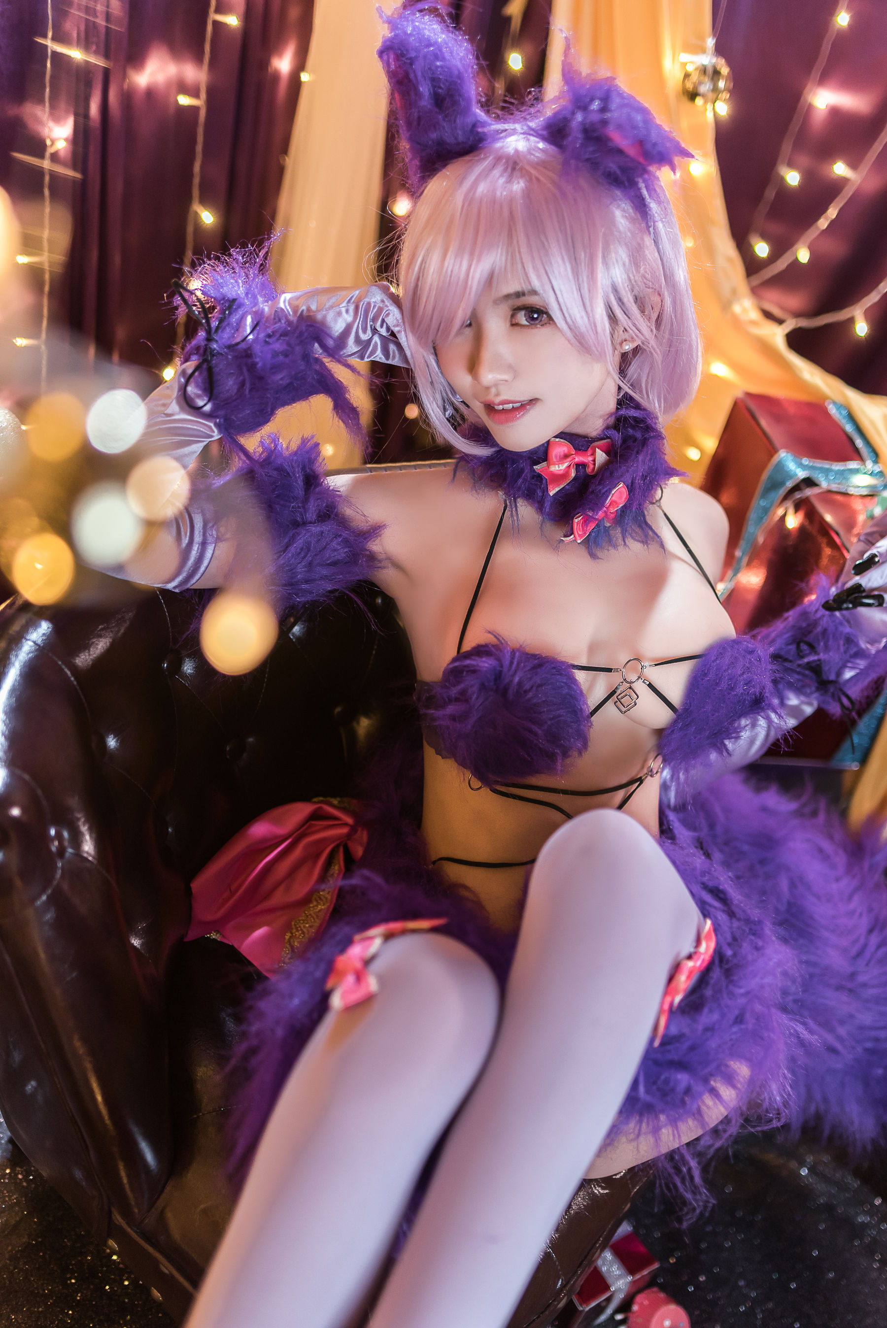 [福利COS] 超人气Coser鳗鱼霏儿 - 玛修 危险野兽第4张