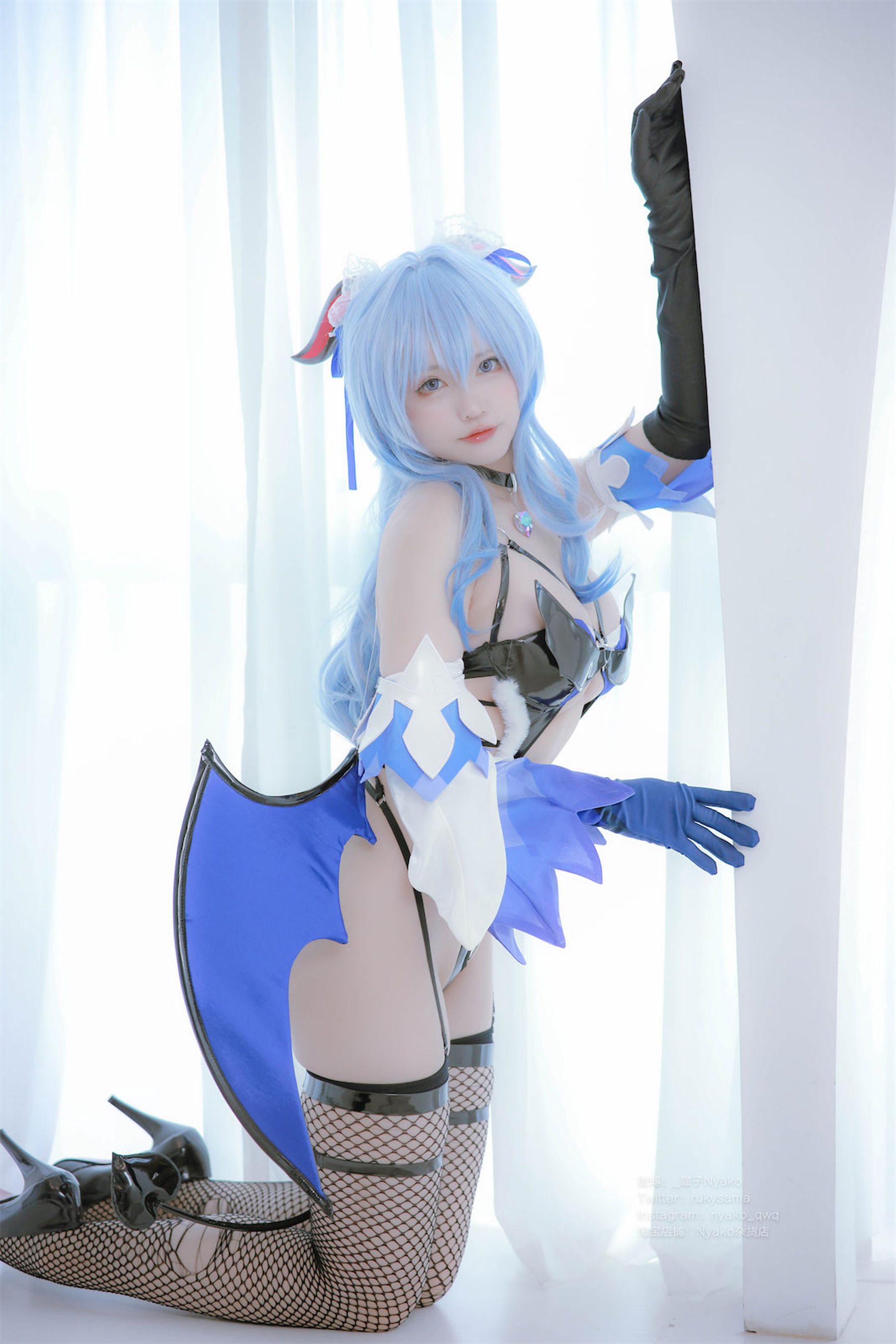 [福利COS] 萌妹子Nyako喵子 - 原神甘雨魅魔第1张