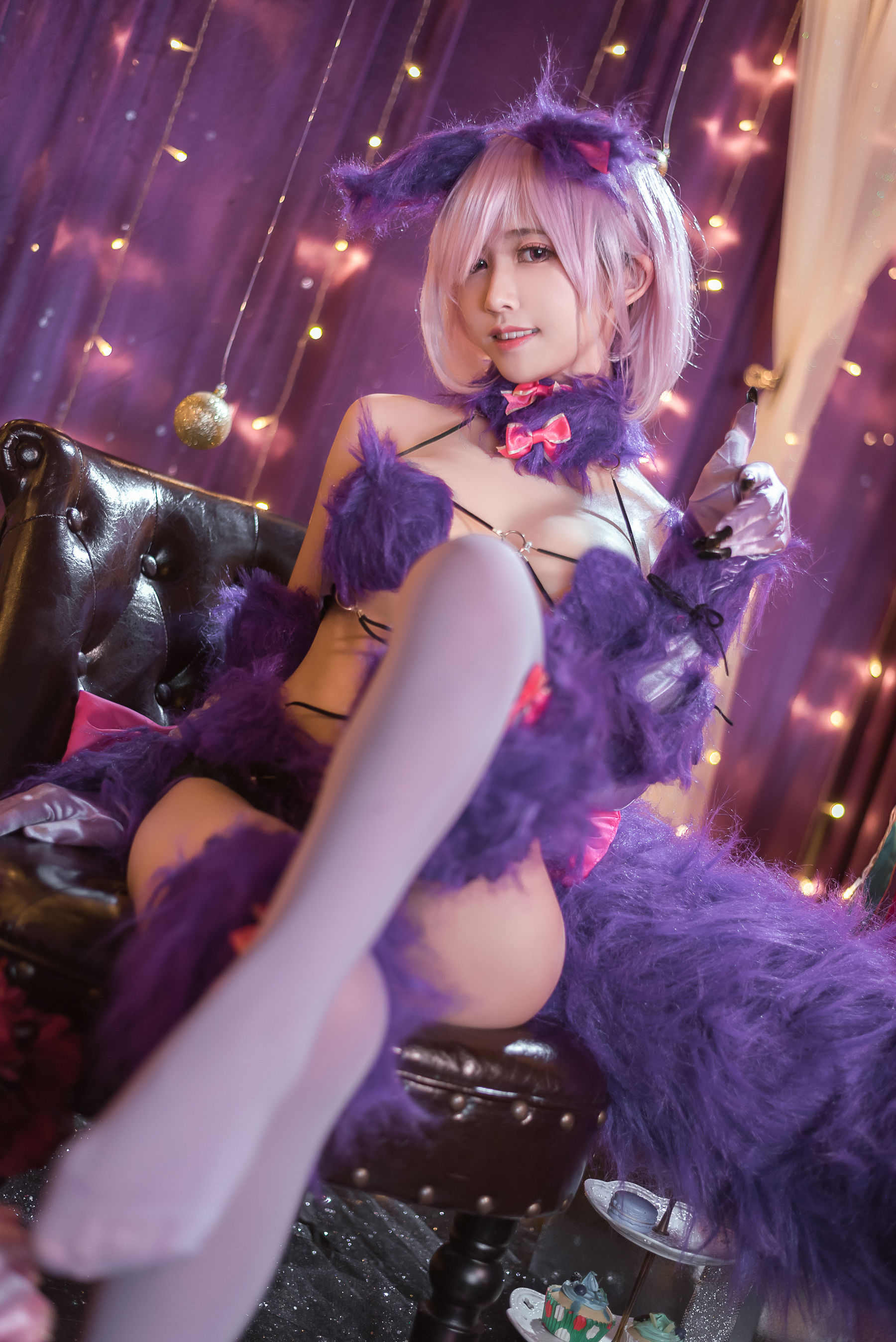 [福利COS] 超人气Coser鳗鱼霏儿 - 玛修 危险野兽第1张