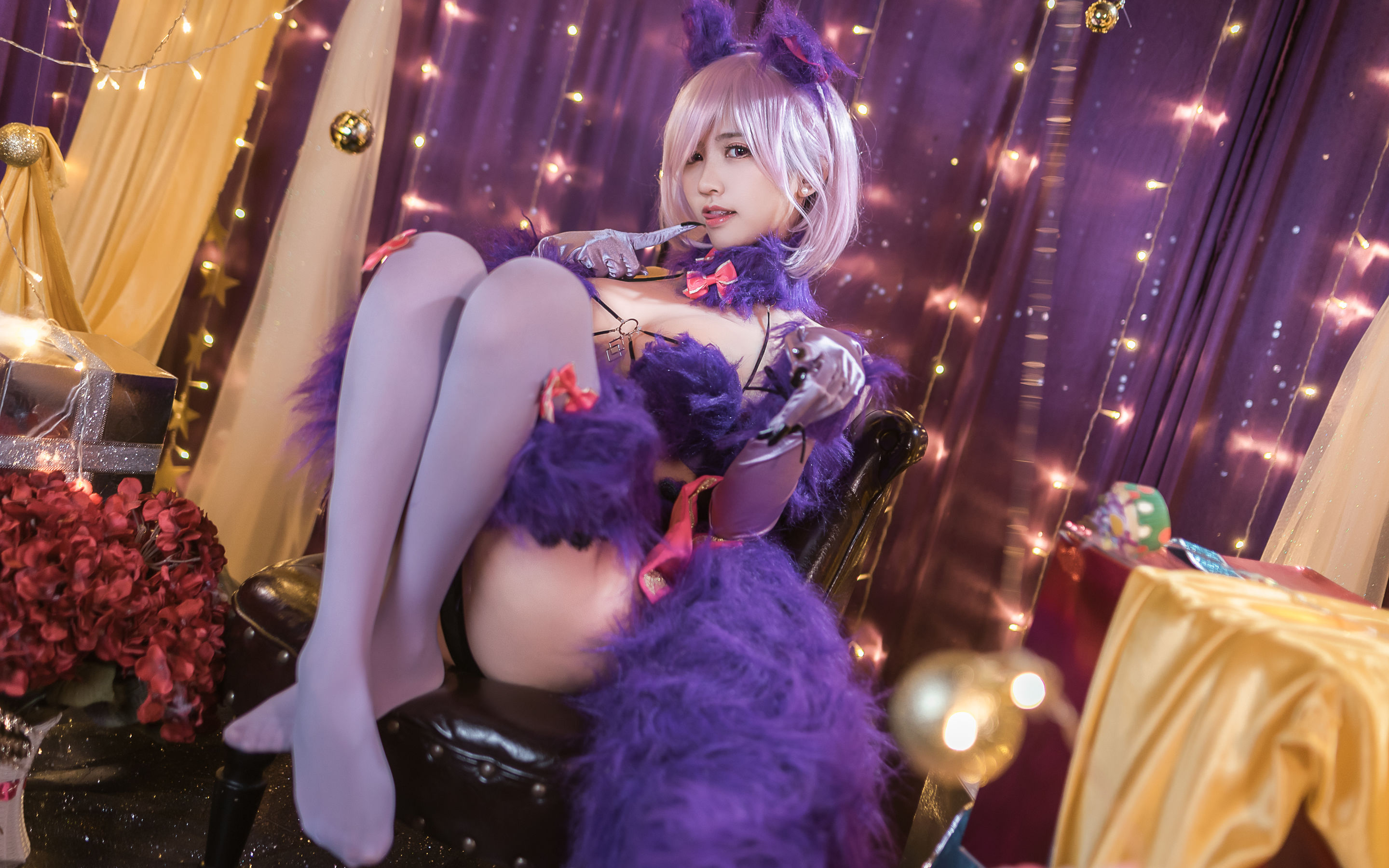 [福利COS] 超人气Coser鳗鱼霏儿 - 玛修 危险野兽第4张