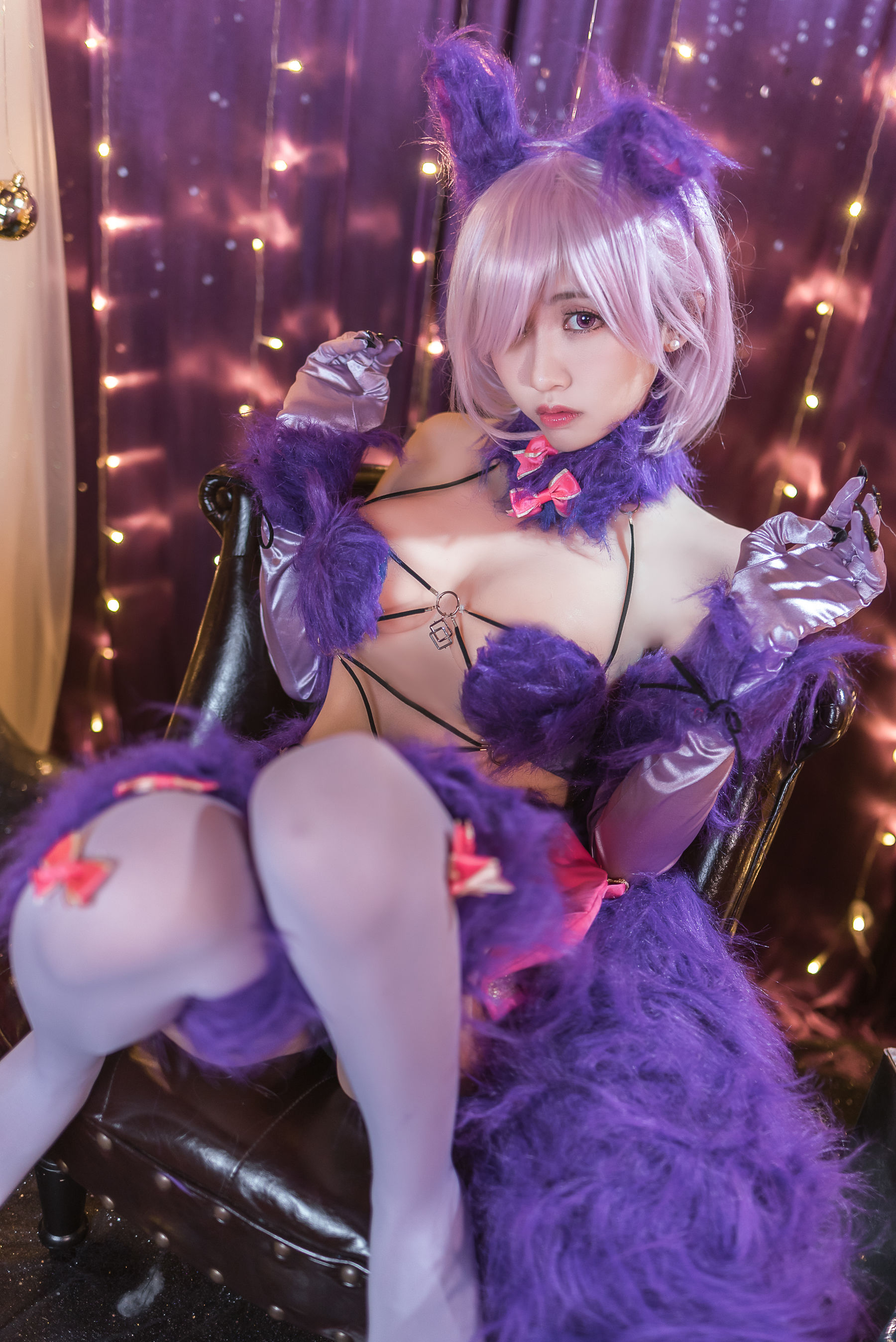[福利COS] 超人气Coser鳗鱼霏儿 - 玛修 危险野兽第3张