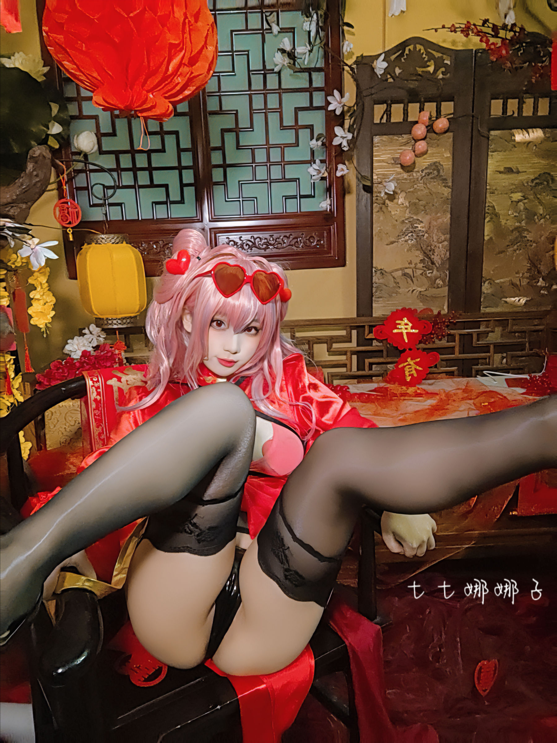 [福利COS] 七七娜娜子 - 布莱默顿新春旗袍第32张