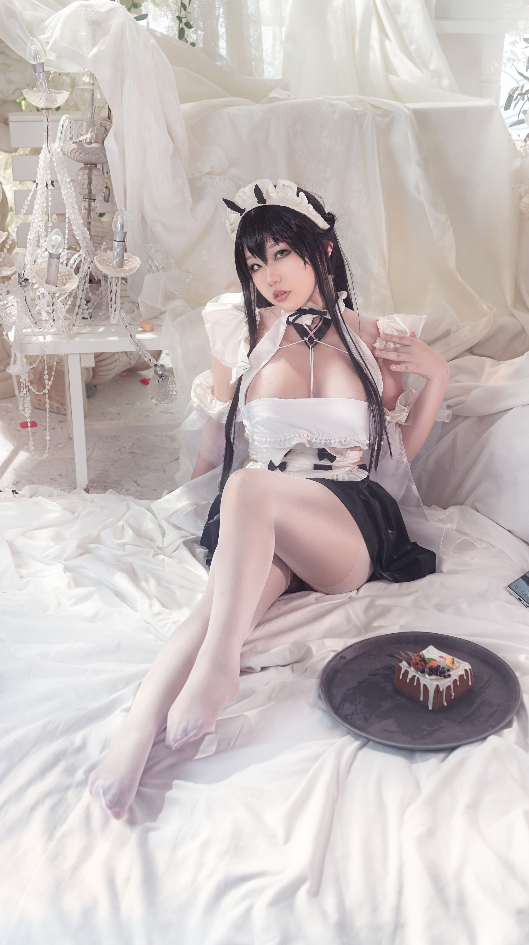 [福利COS] 七七娜娜子 - 不挠女仆第4张