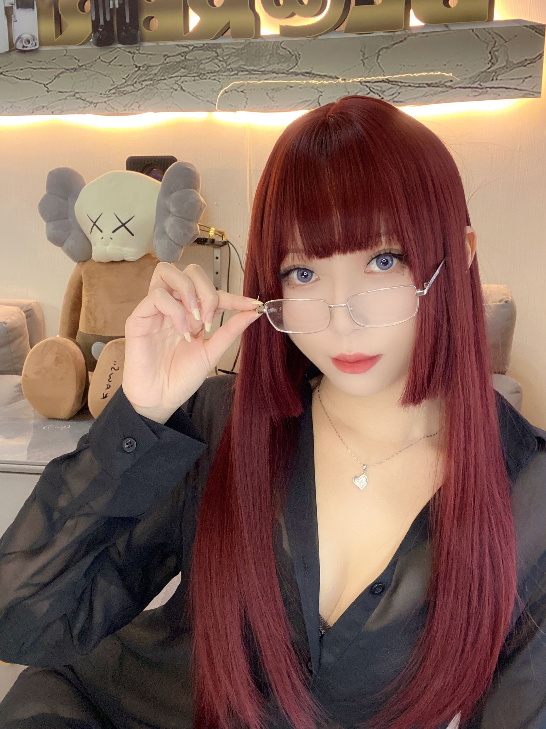 [福利COS] 动漫博主Money冷冷 - 黑衬衫第15张