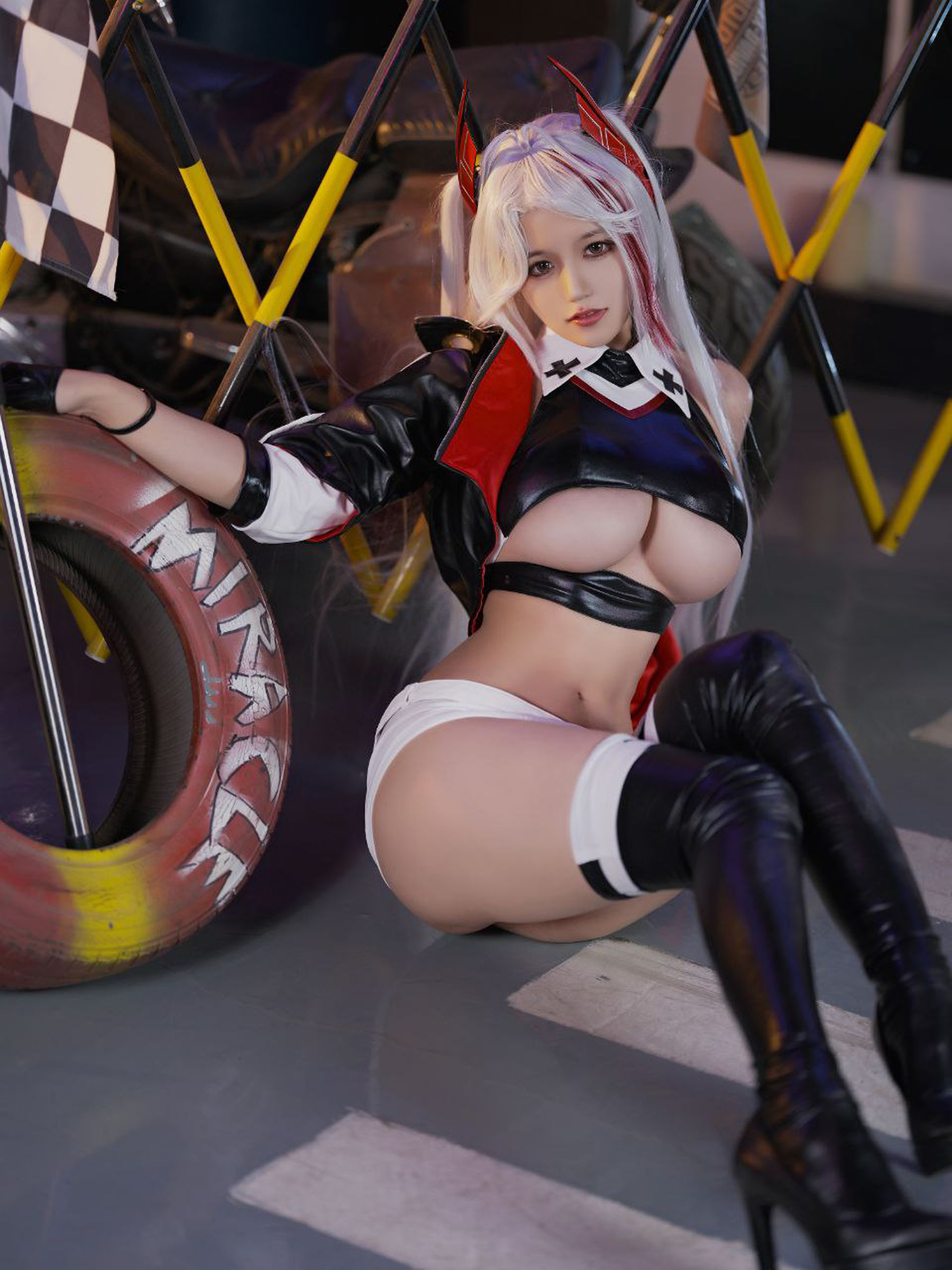 [福利COS] 动漫博主小仓千代w - 舰长图 赛车欧根第3张