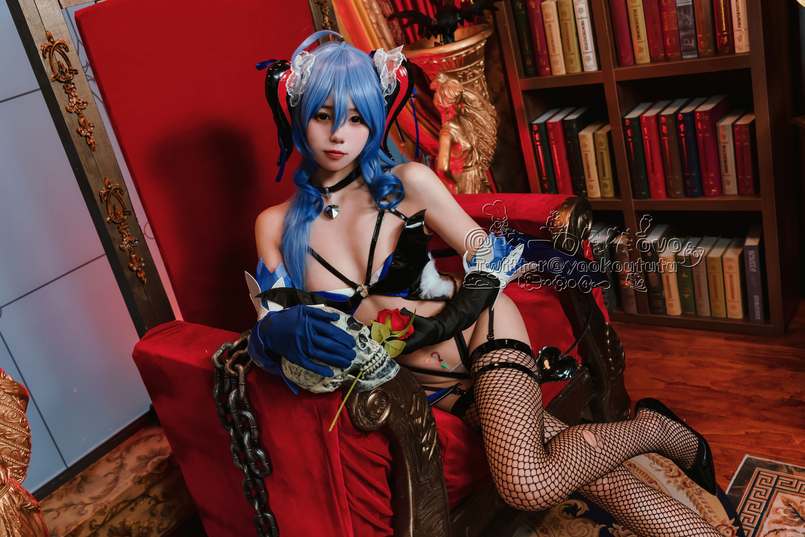 [福利COS] 咬一口兔娘 - 甘雨魅魔第5张
