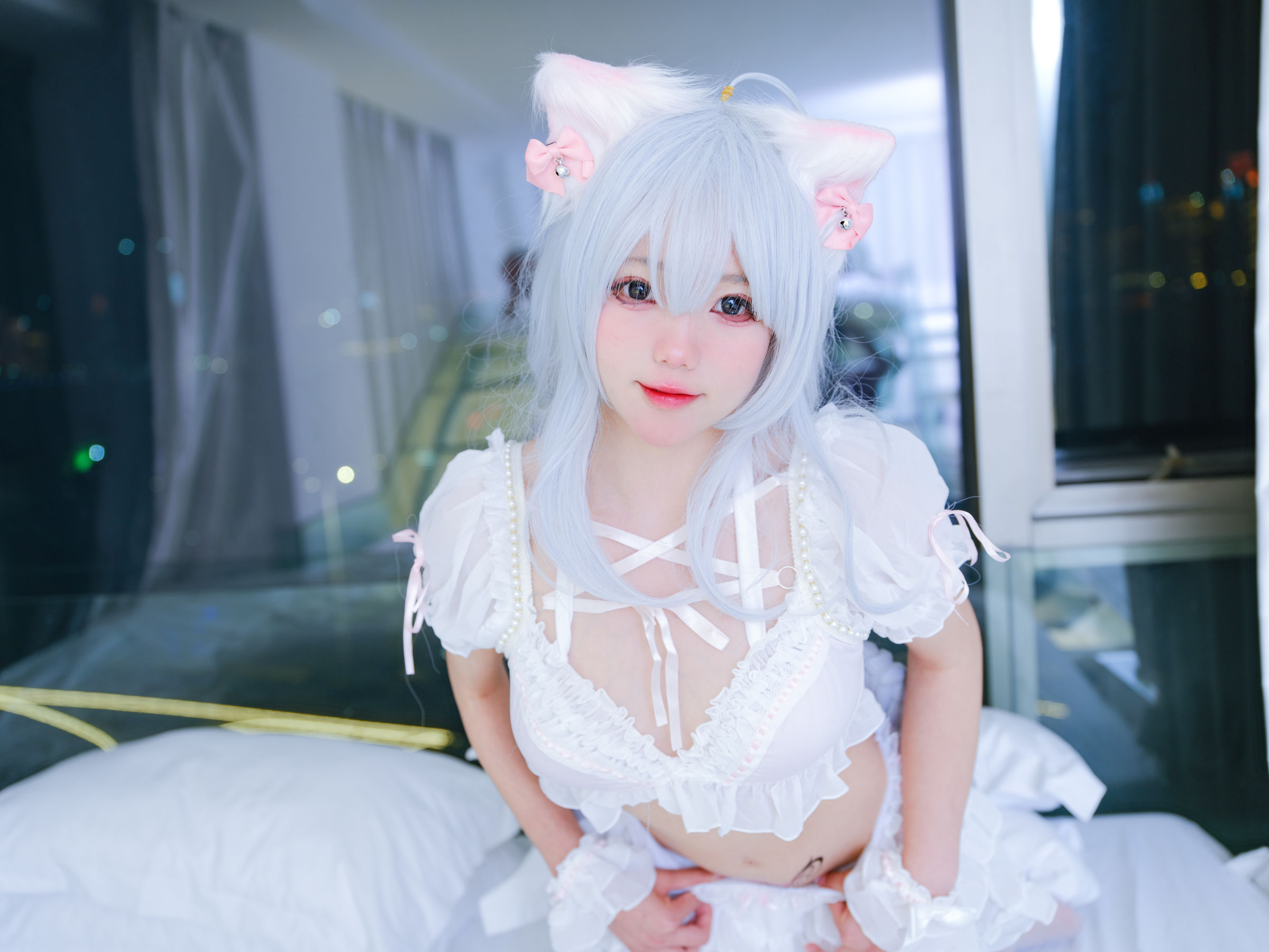 [福利COS] 咬一口兔娘 - 粉欲私房第3张