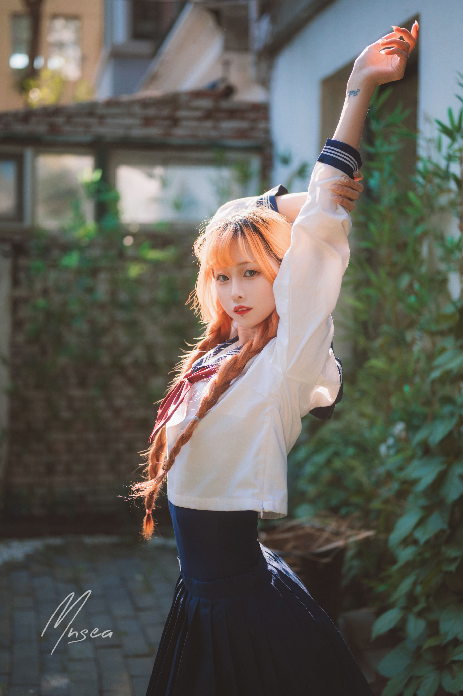 [福利COS] 妹抖青写真 - 死库水第1张