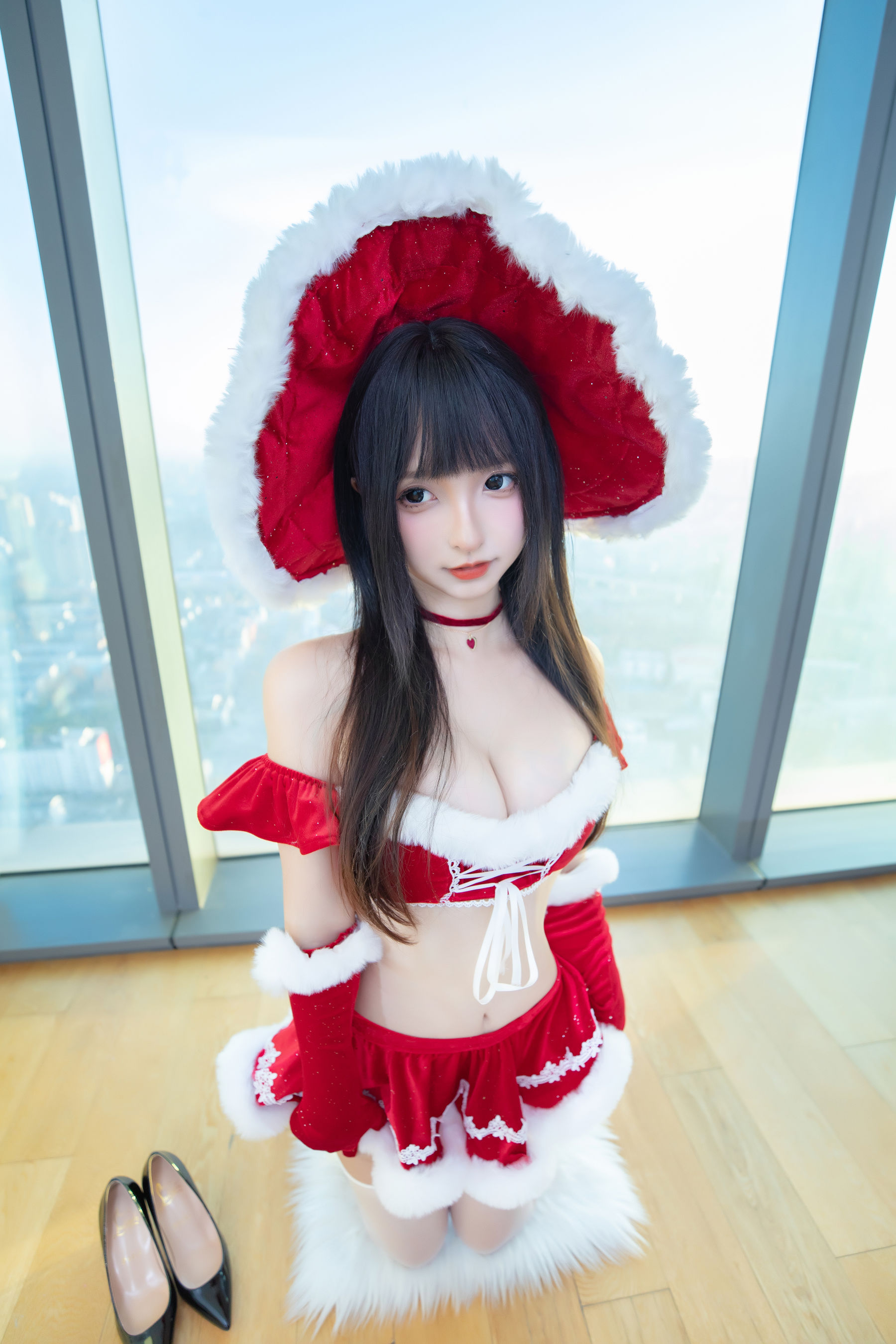 [福利COS] 萝莉神楽板真冬 之圣诞魔法第17张