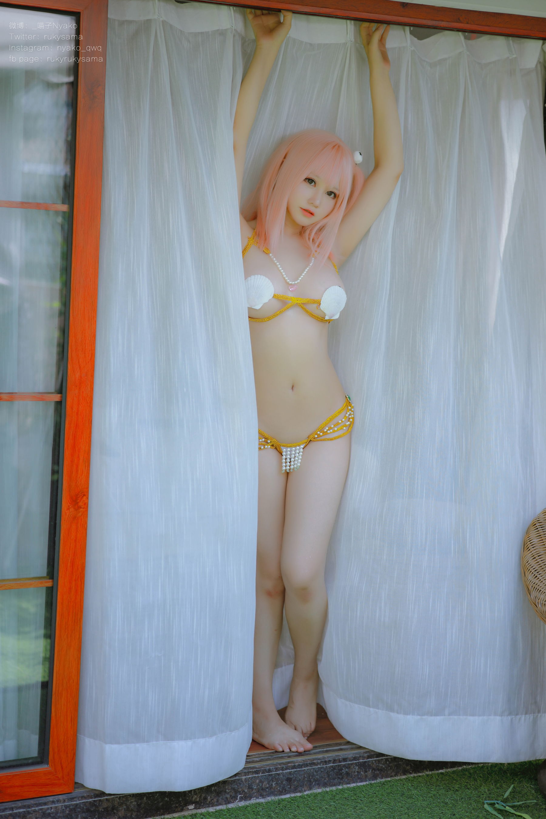 [福利COS] 萌妹子Nyako喵子 - DOAほのか 贝壳第23张