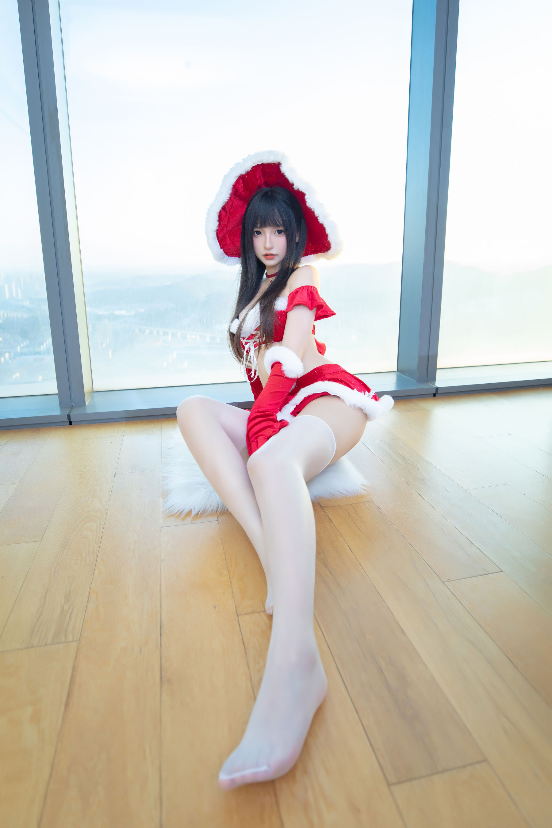 [福利COS] 萝莉神楽板真冬 之圣诞魔法第25张