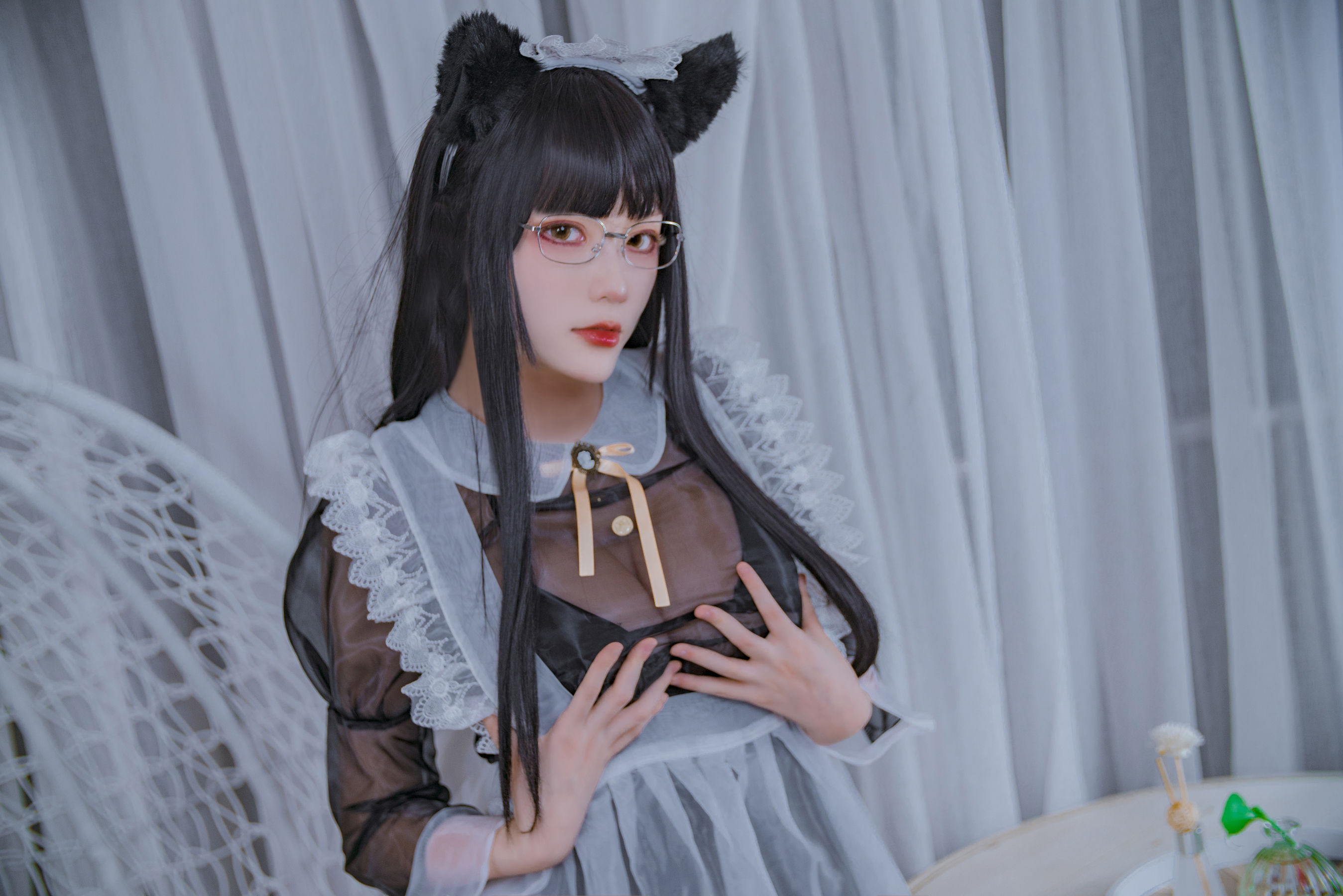 [福利COS] 起司块wii写真 - 会长是女仆大人第16张
