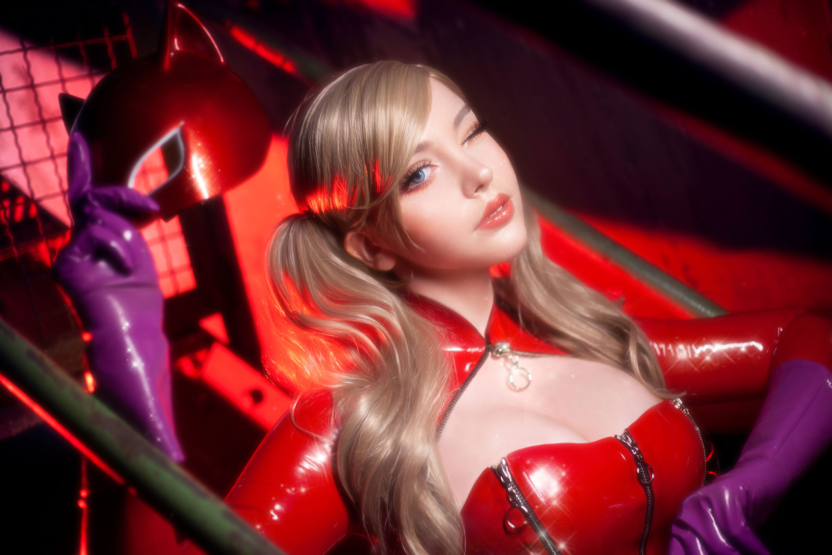 [COS福利] 国外美女SayaTheFox - Ann Takamaki第1张