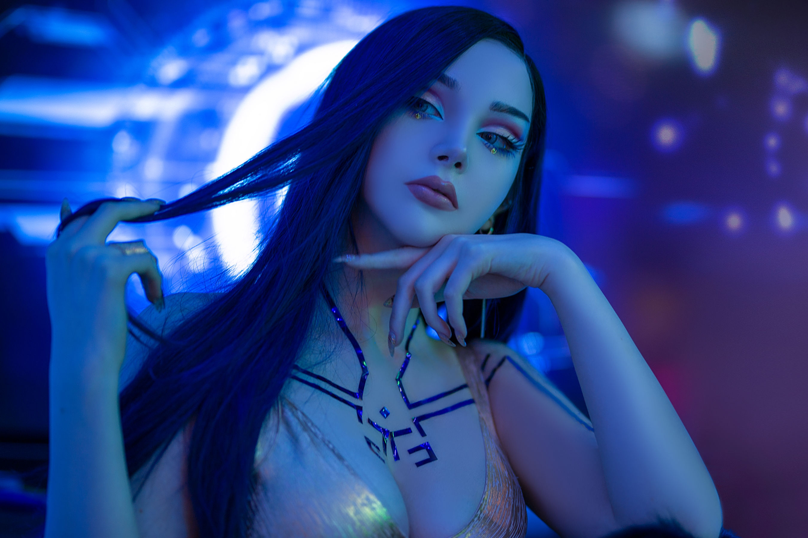 [COS福利] 国外美女SayaTheFox - Cyberpunk Dress第5张
