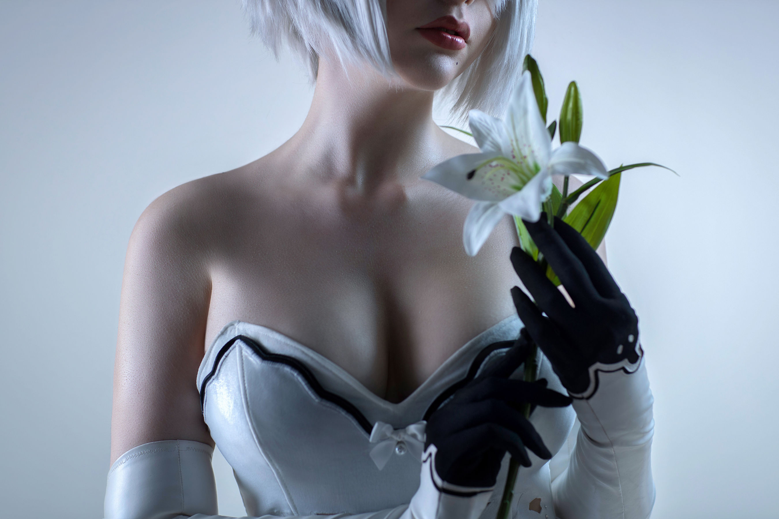 [COS福利] 国外美女SayaTheFox - 2B Floral第1张
