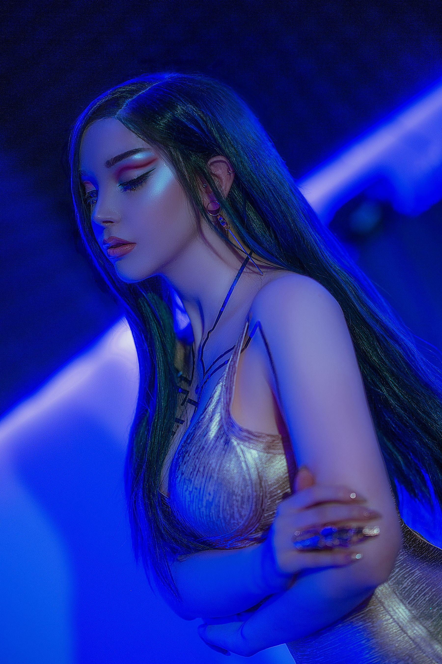 [COS福利] 国外美女SayaTheFox - Cyberpunk Dress第5张