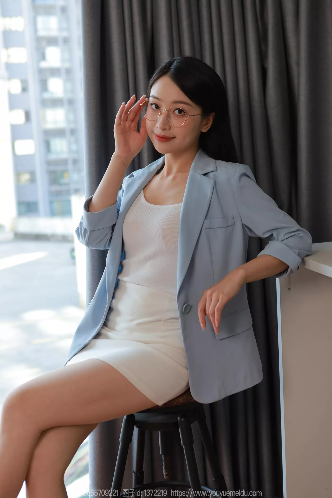 [IESS异思趣向] 2024.12.20 丝享家1929：小婕《蓝色至服（上）》[89P]第3张
