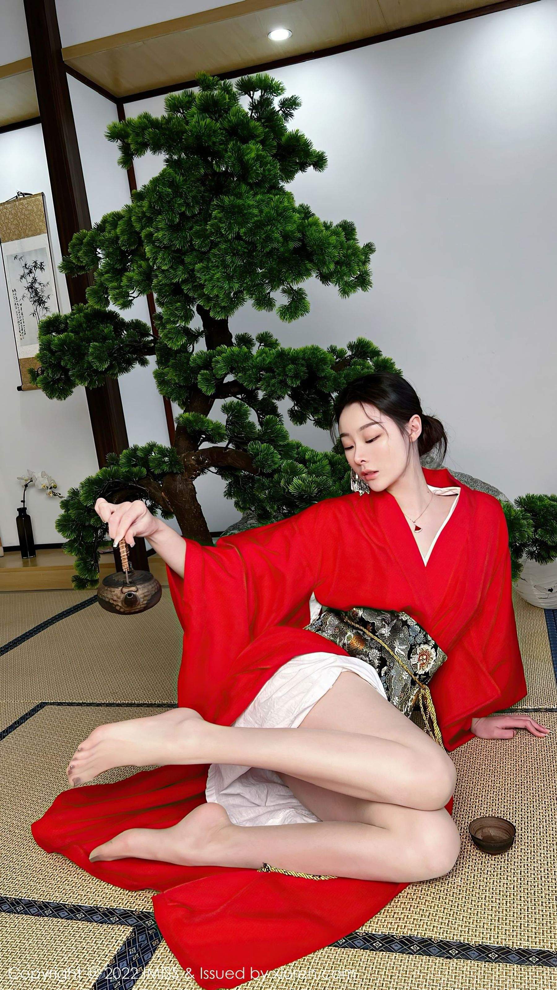  爱蜜社 VOL.669 逗逗doudou 和服美腿第8张