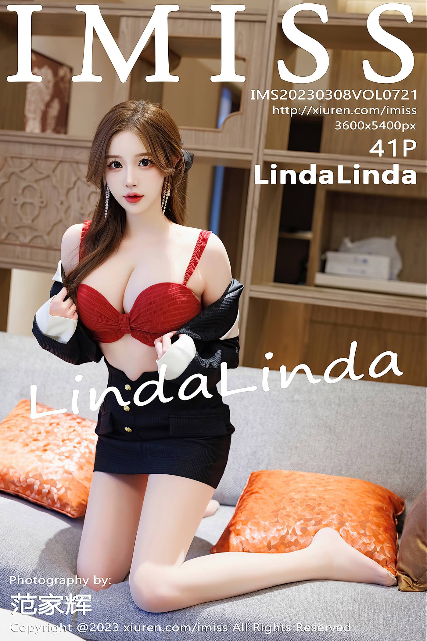 [IMISS爱蜜社] 2023.03.08 VOL.721 LindaLinda 丝袜美腿[42P]第5张