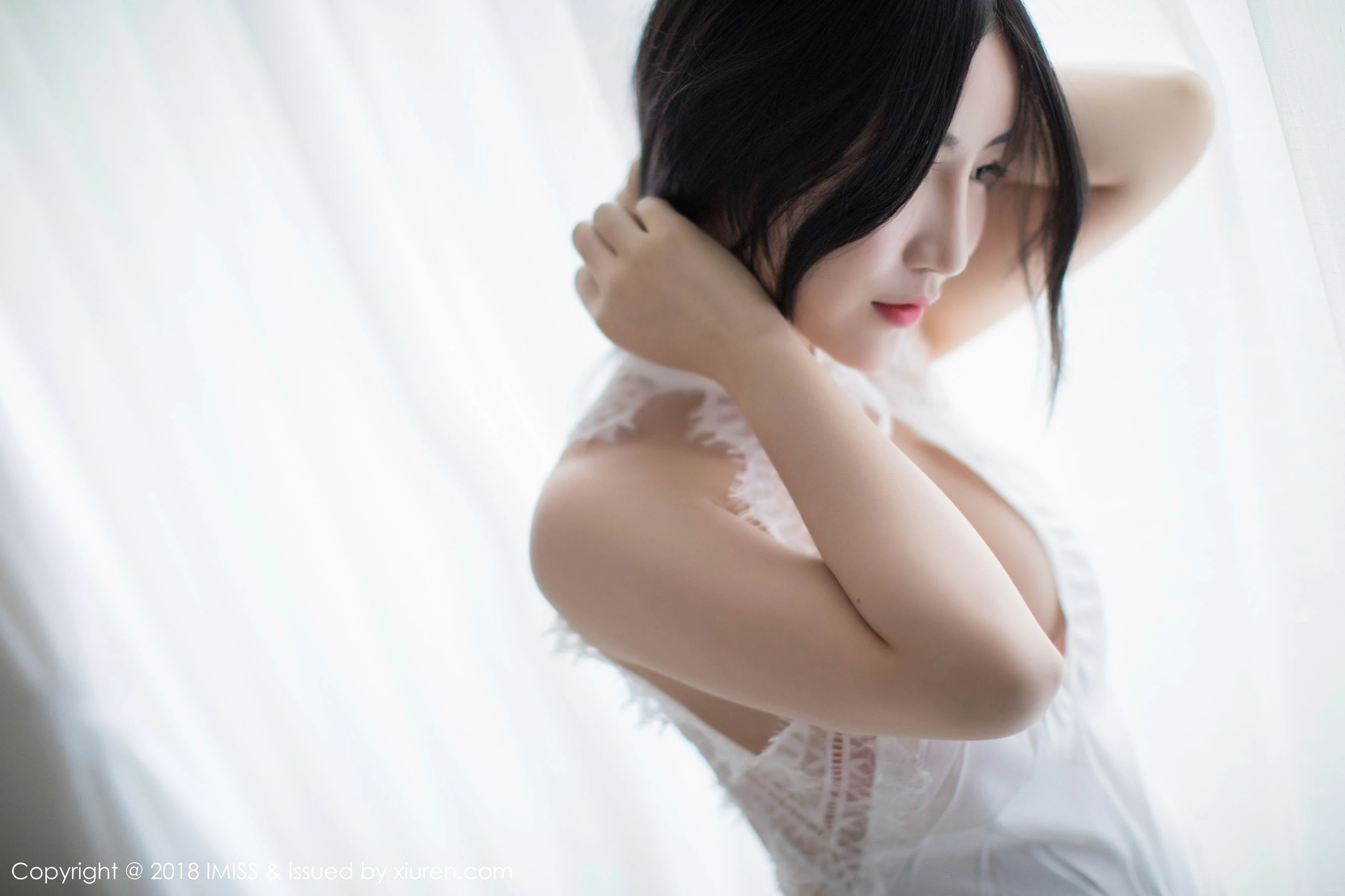  绯月樱-Cherry《娇俏佳人内衣主题》 爱蜜社IMiss Vol.249第17张