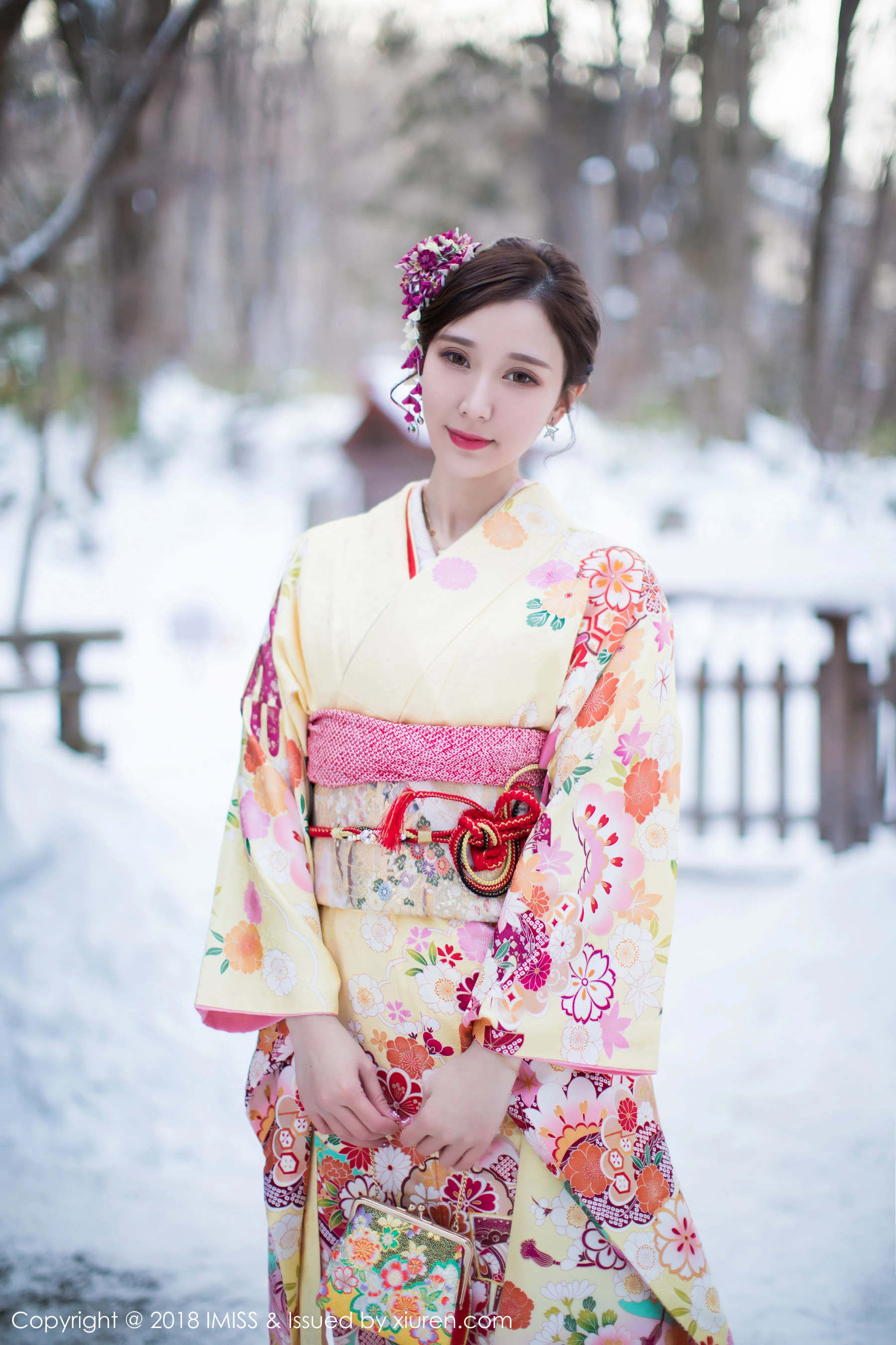  淼淼萌萌哒《北海道旅拍》 爱蜜社IMiss Vol.242第10张