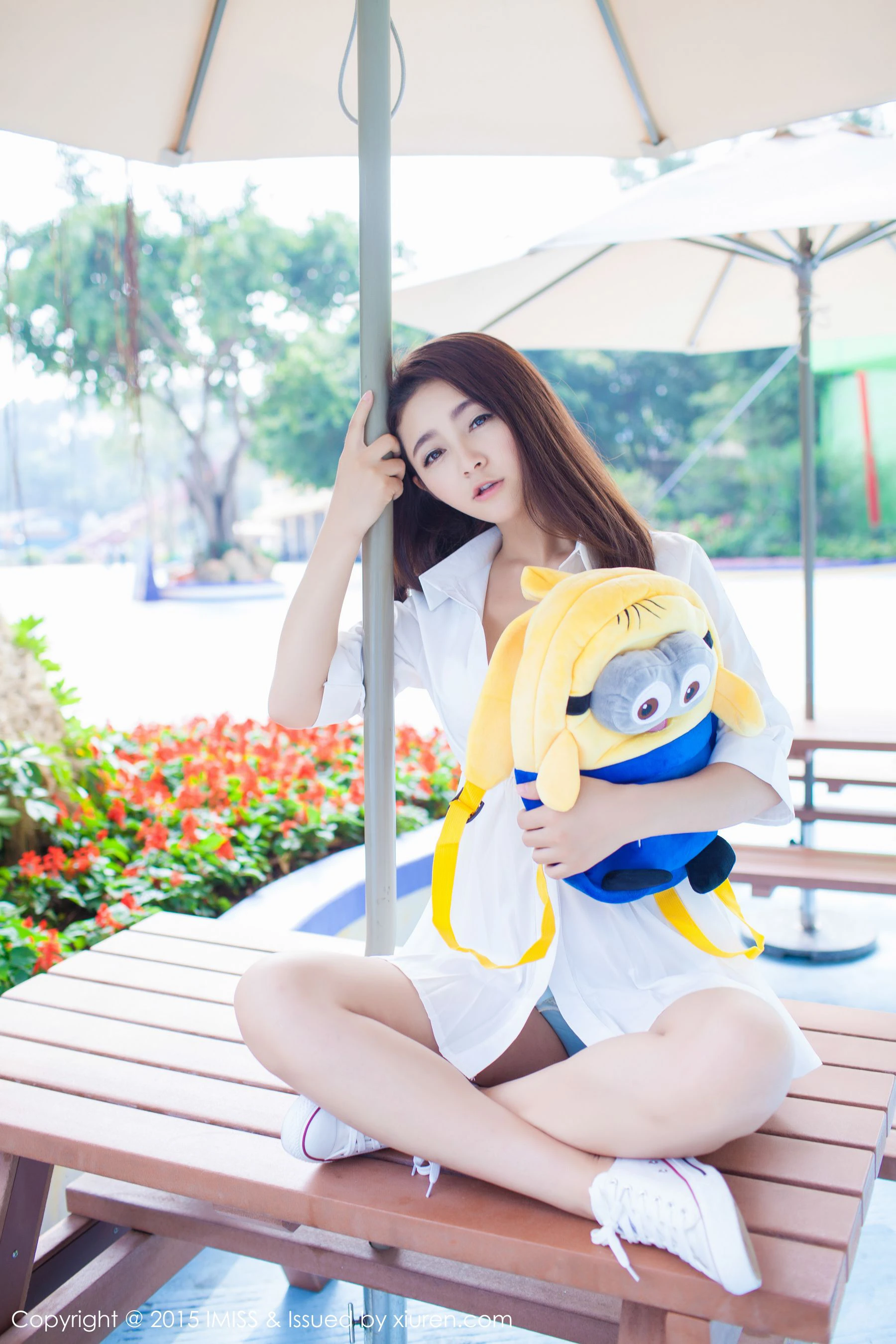  夏茉GIGI《小清新街拍》 爱蜜社IMiss Vol.053第8张