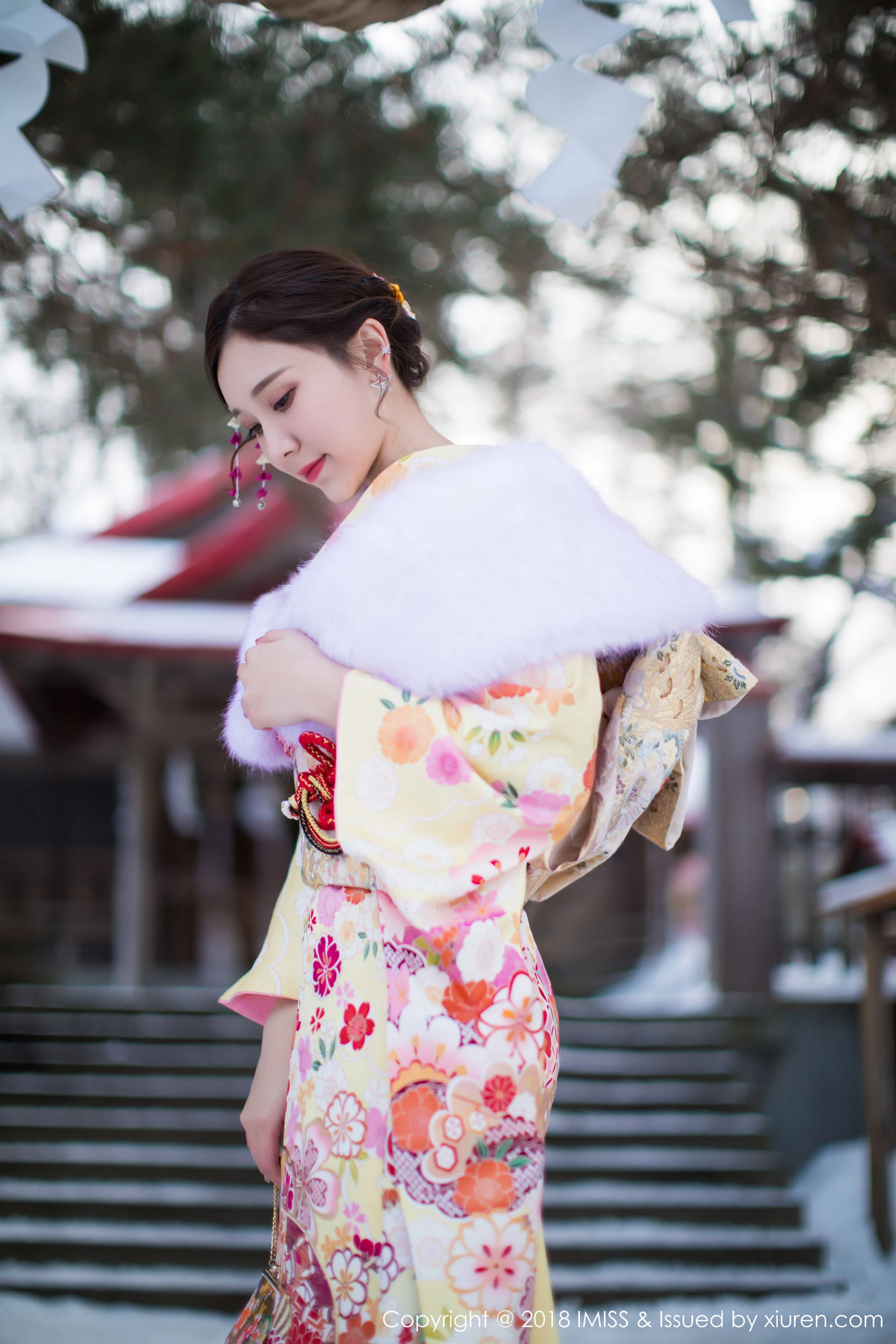  淼淼萌萌哒《北海道旅拍》 爱蜜社IMiss Vol.242第9张