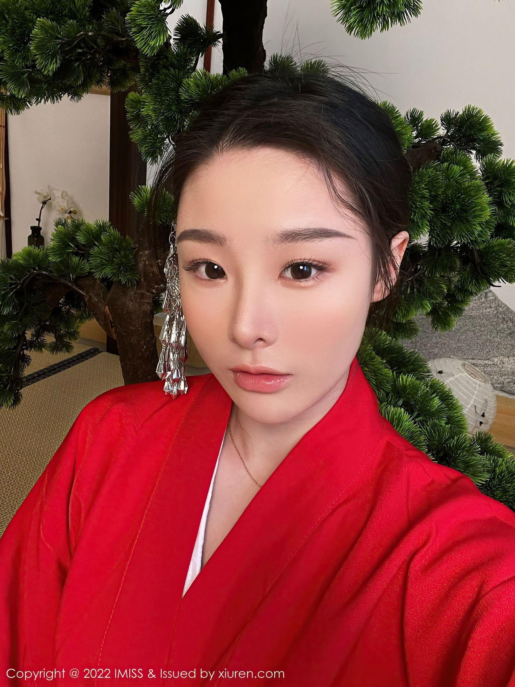  爱蜜社 VOL.669 逗逗doudou 和服美腿第1张