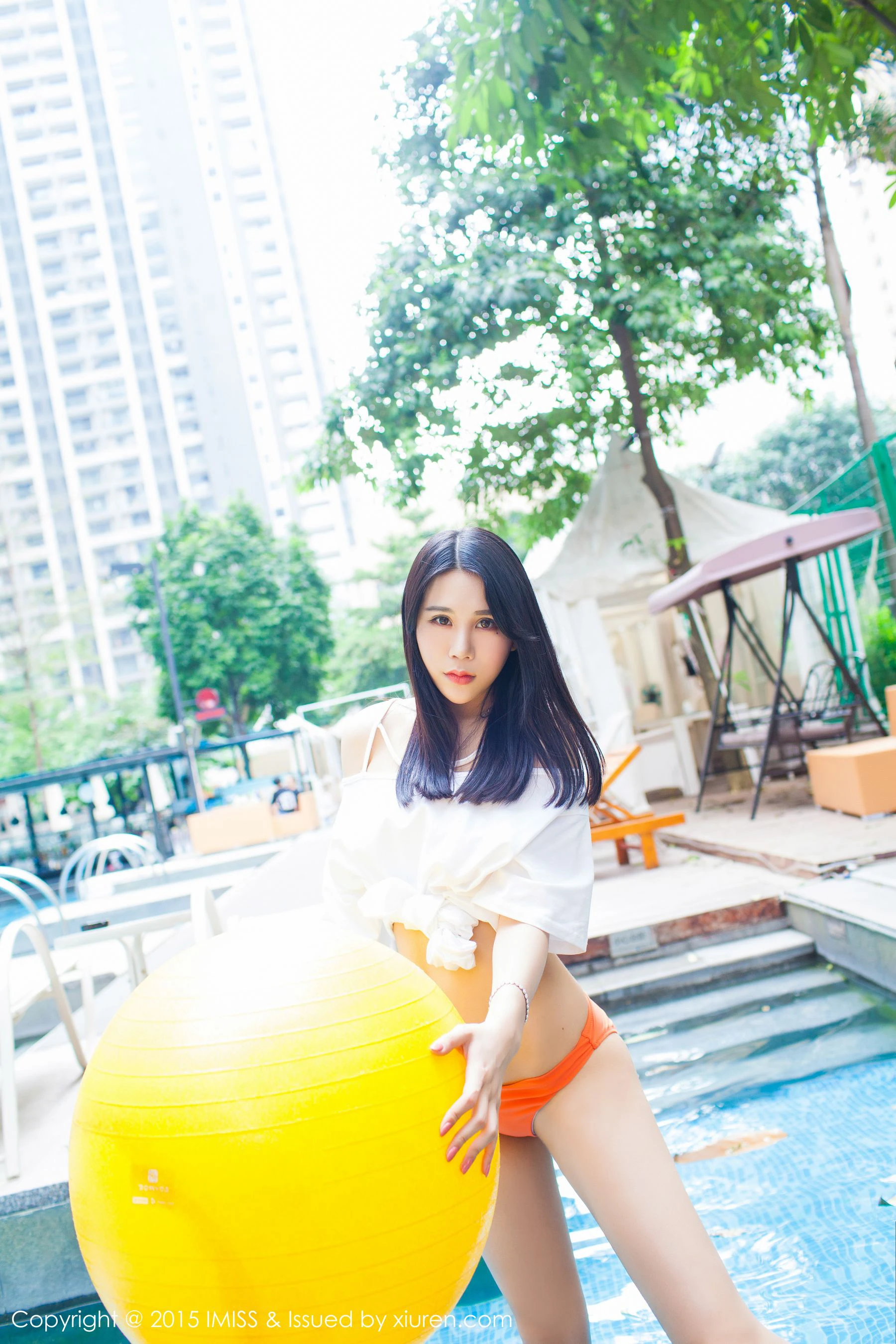  林恩芝alu《清新外拍》 爱蜜社IMiss Vol.048第8张