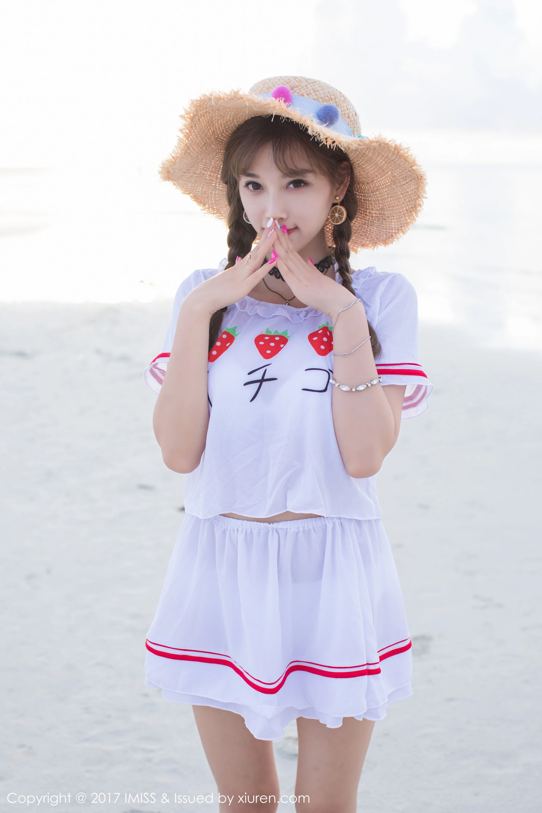  杨晨晨sugar《阳光和沙滩，香车与美人》 爱蜜社IMiss Vol.185第5张