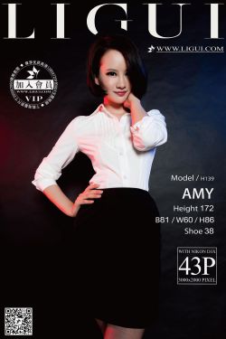 [丽柜LiGui] Model AMY《红高跟短发灰丝女郎》美腿玉