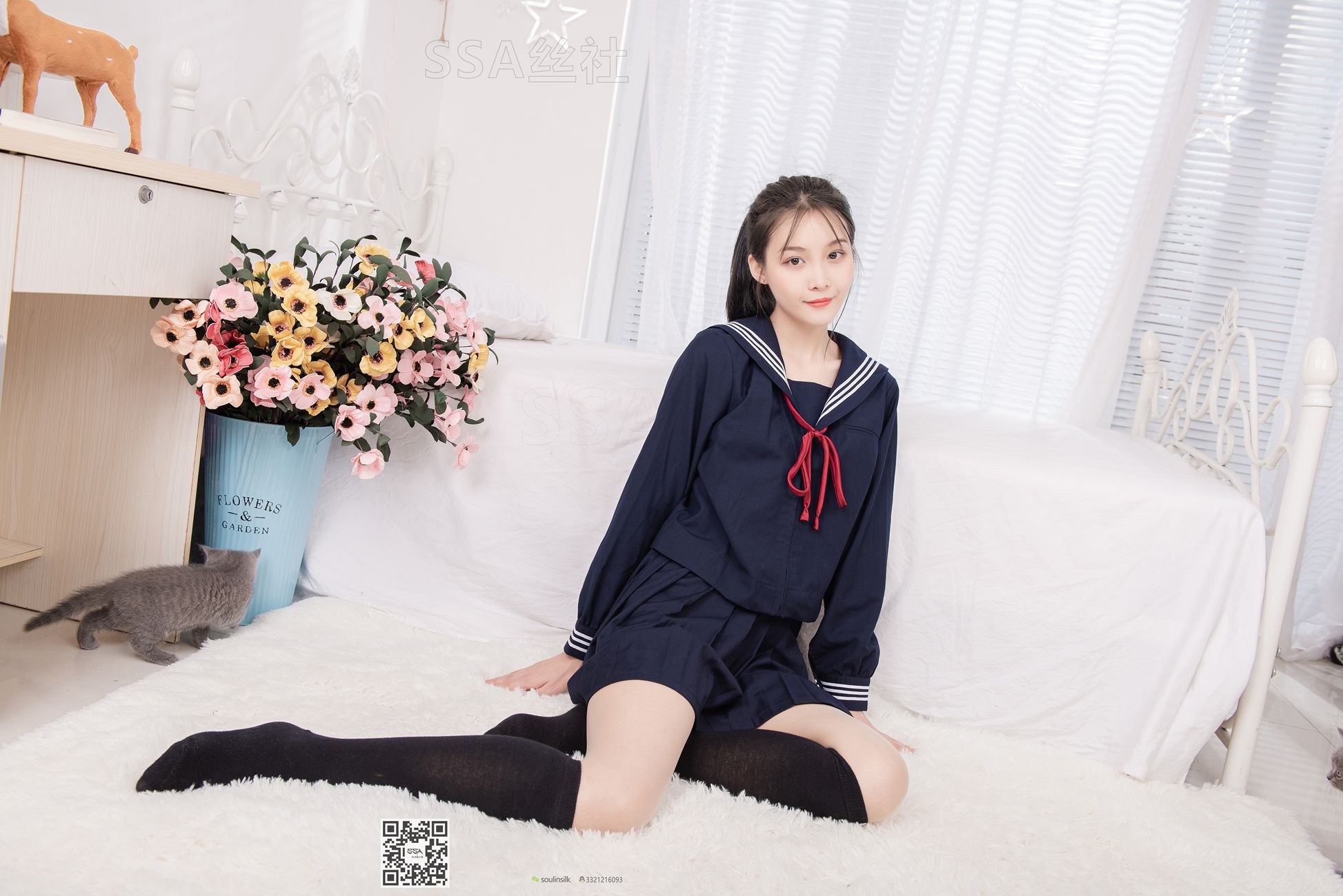 [SSA丝社]超清写真 NO.142 丽萍 JK至服的穿搭示范[133P]第8张