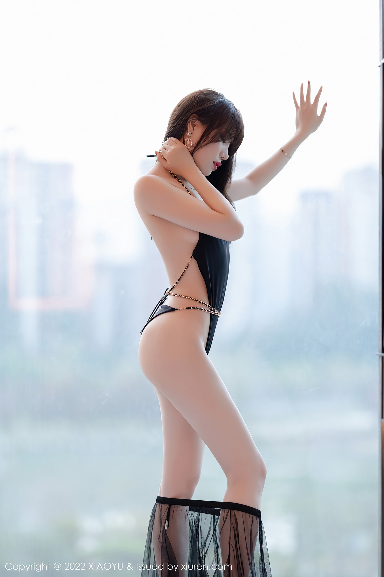 [XIAOYU语画界] 2022.01.20 VOL.701 芝芝Booty 黑丝美腿[95P]第8张