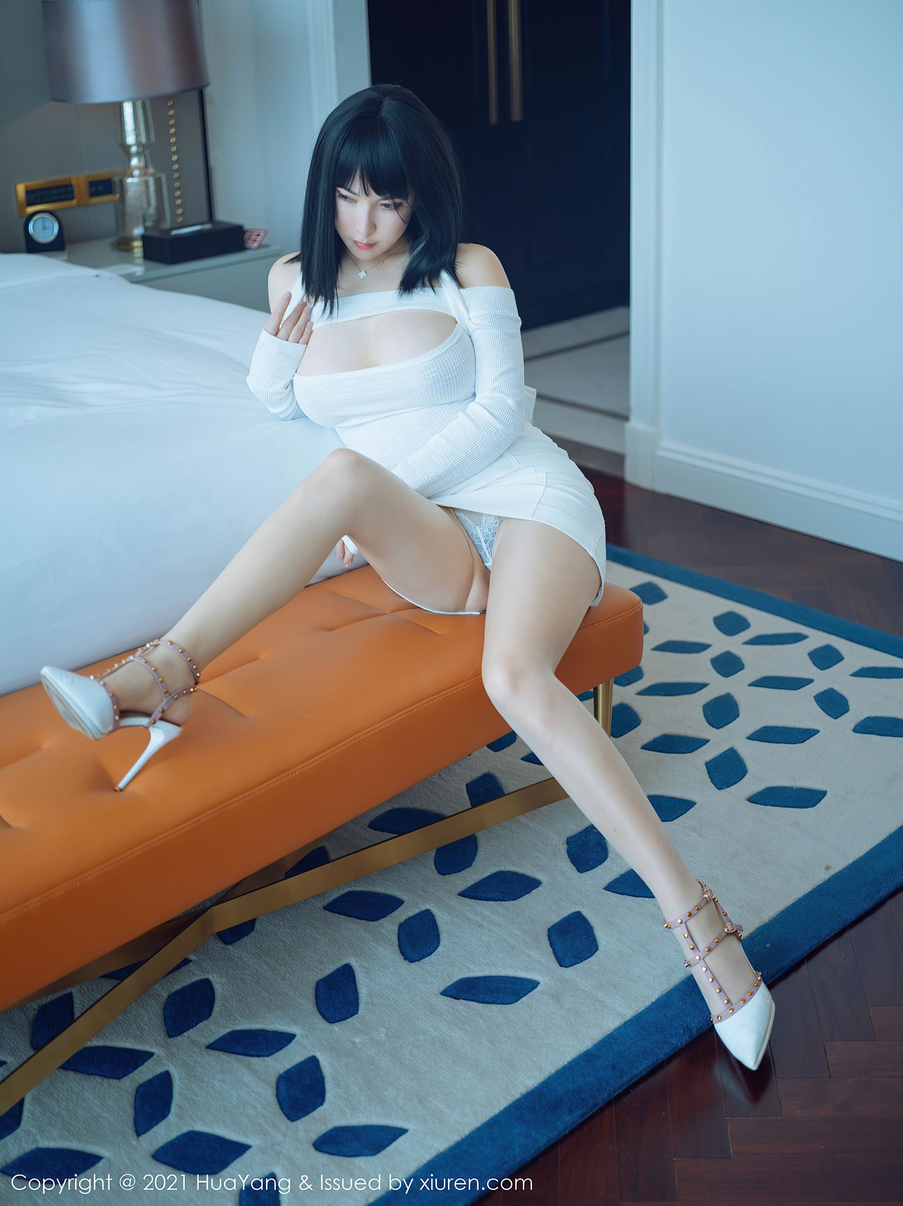 [HuaYang花漾] 2021.03.04 VOL.371 乔漫妮mina [53P]第8张